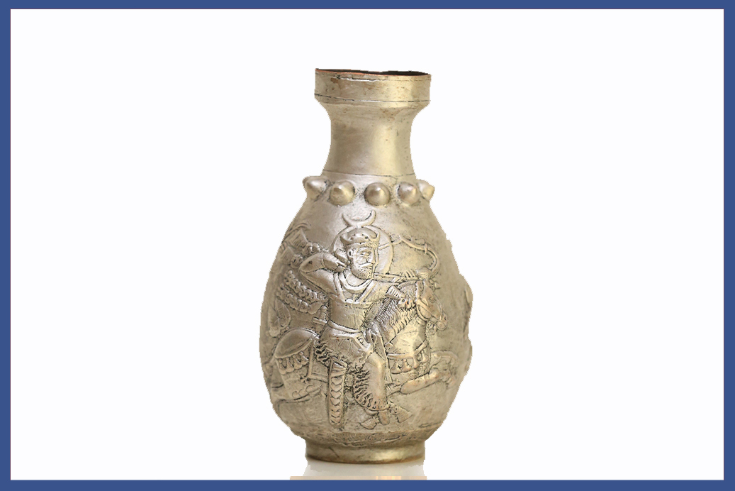 تنگ سیمین ساسانی با نقش شکار