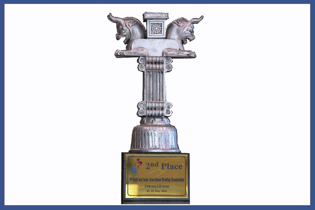 مقام دوم کشتی فرنگی ناشنوایان