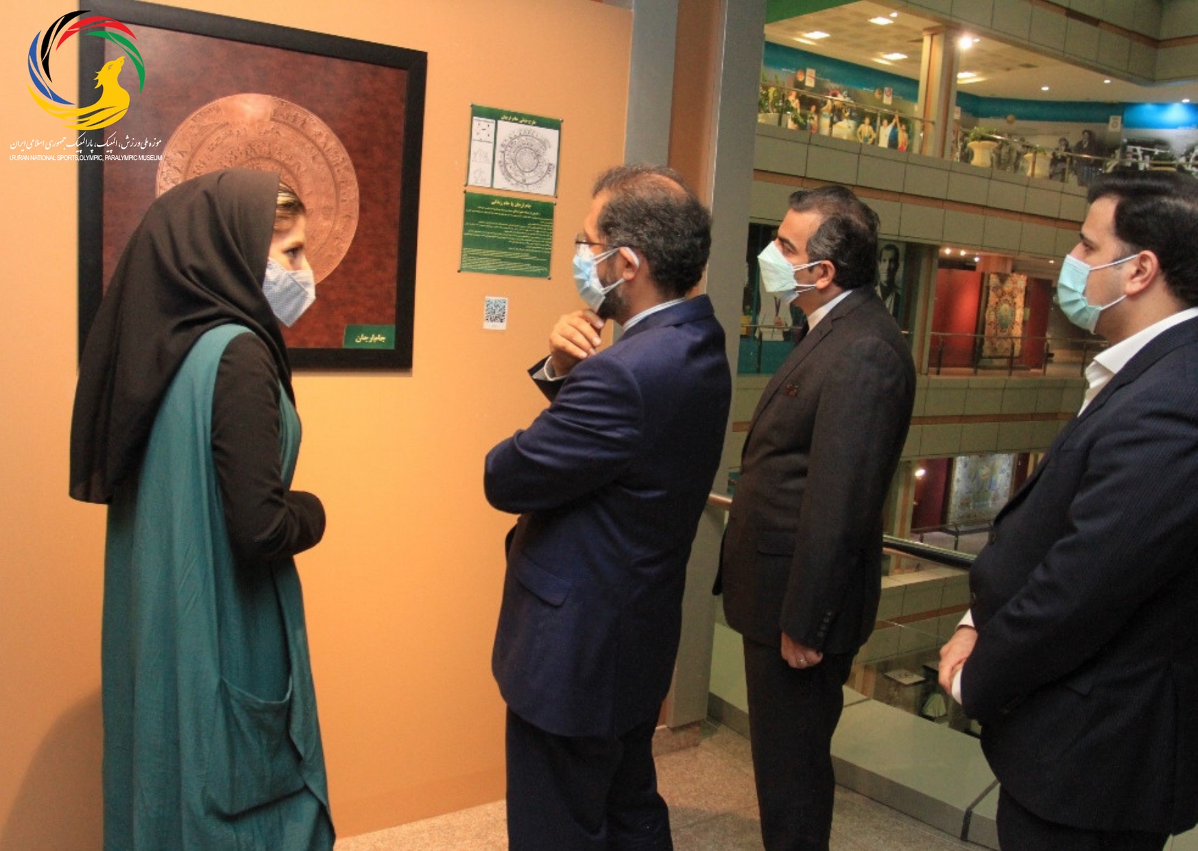 بازدید سخنگوی وزارت امور خارجه از موزه ملی ورزش
