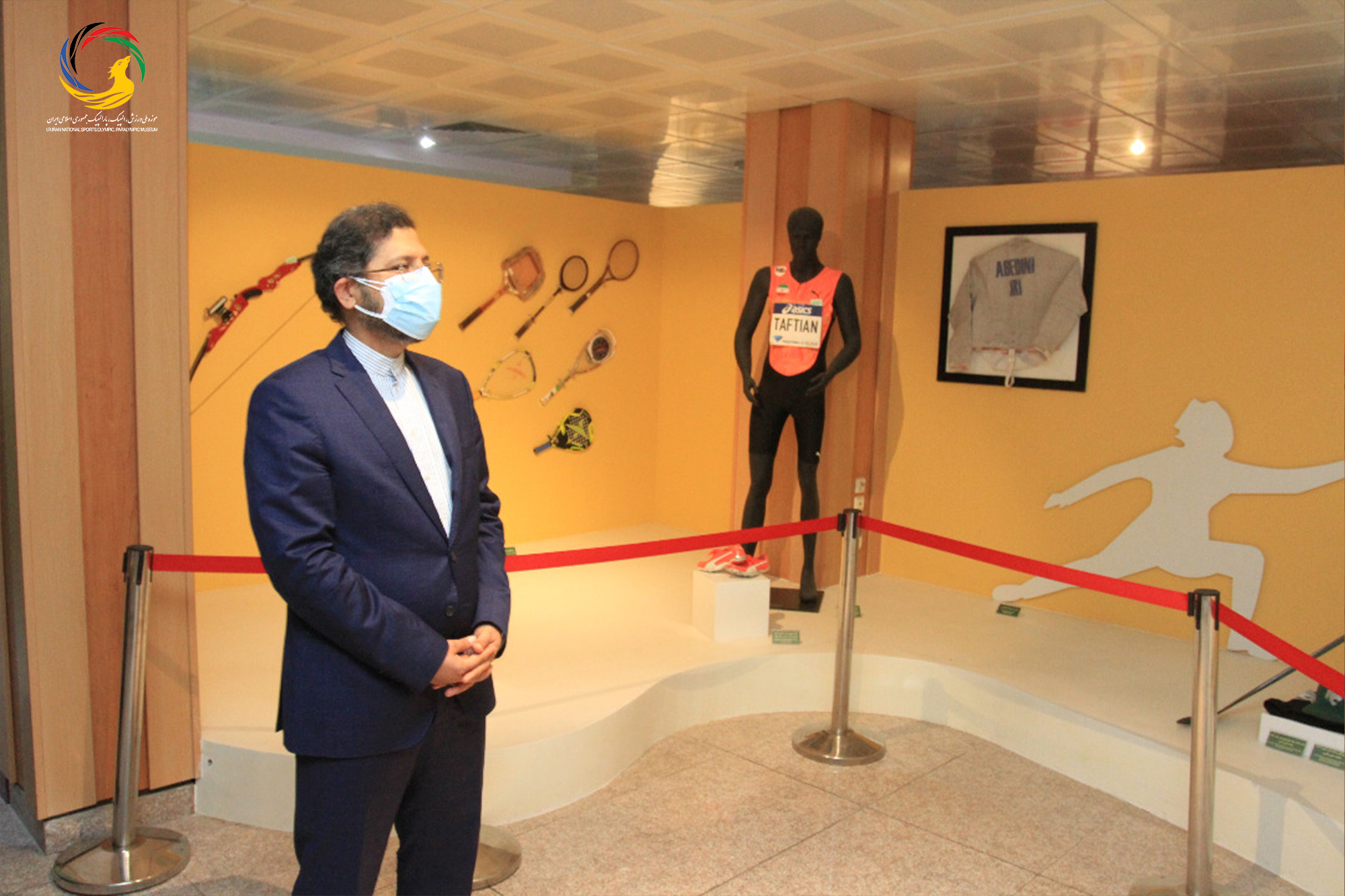بازدید سخنگوی وزارت امور خارجه از موزه ملی ورزش،المپیک،پارالمپیک