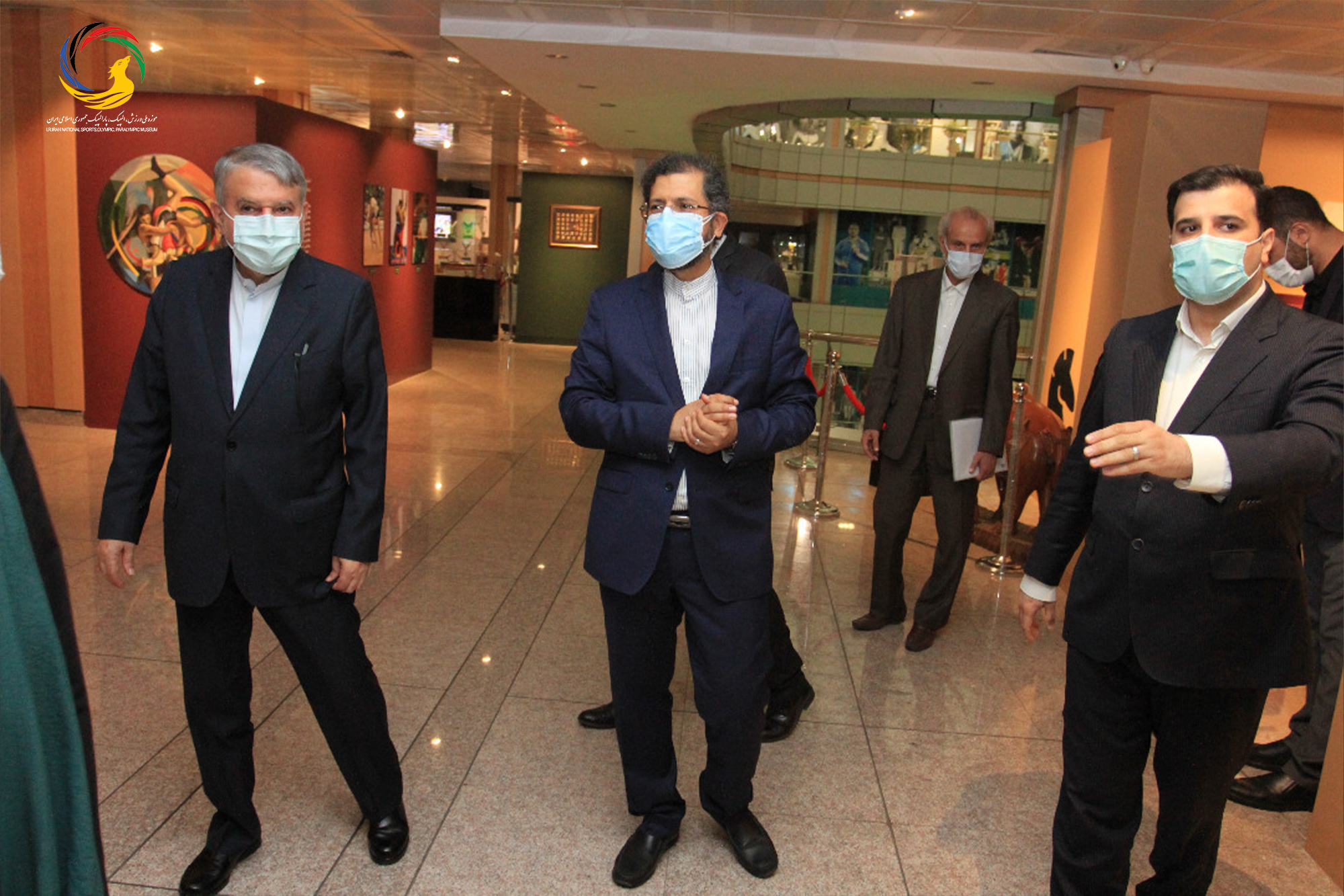 بازدید سخنگوی وزارت امور خارجه از موزه ملی ورزش،المپیک،پارالمپیک