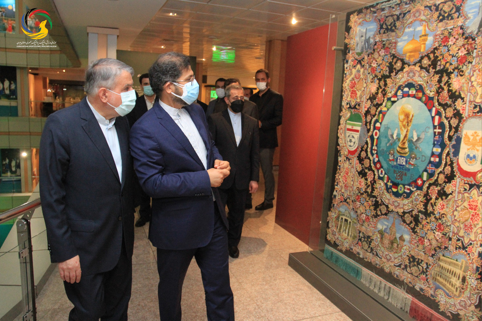 بازدید سخنگوی وزارت امور خارجه از موزه ملی ورزش،المپیک،پارالمپیک