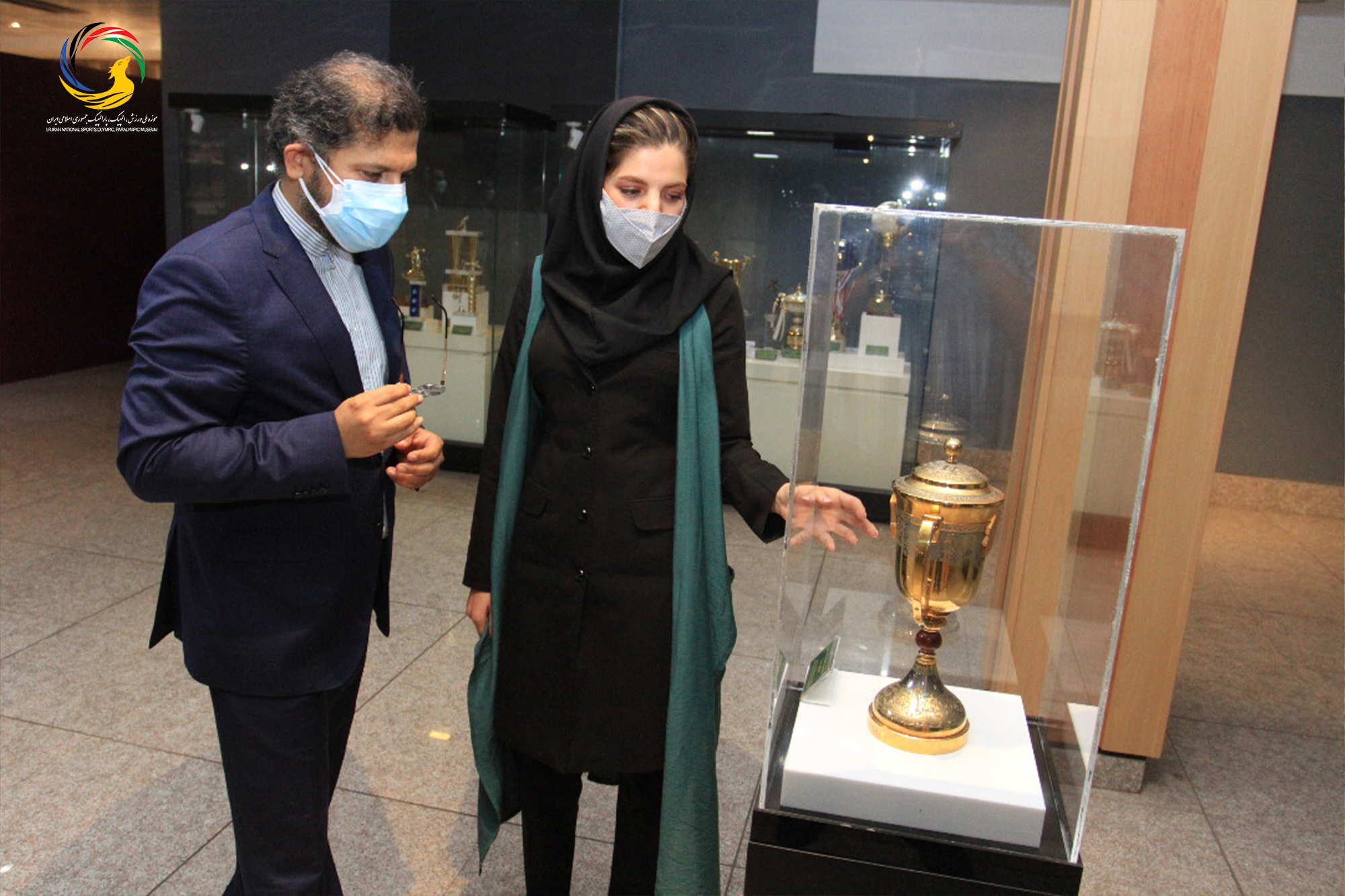 بازدید سخنگوی وزارت امور خارجه از موزه ملی ورزش،المپیک،پارالمپیک