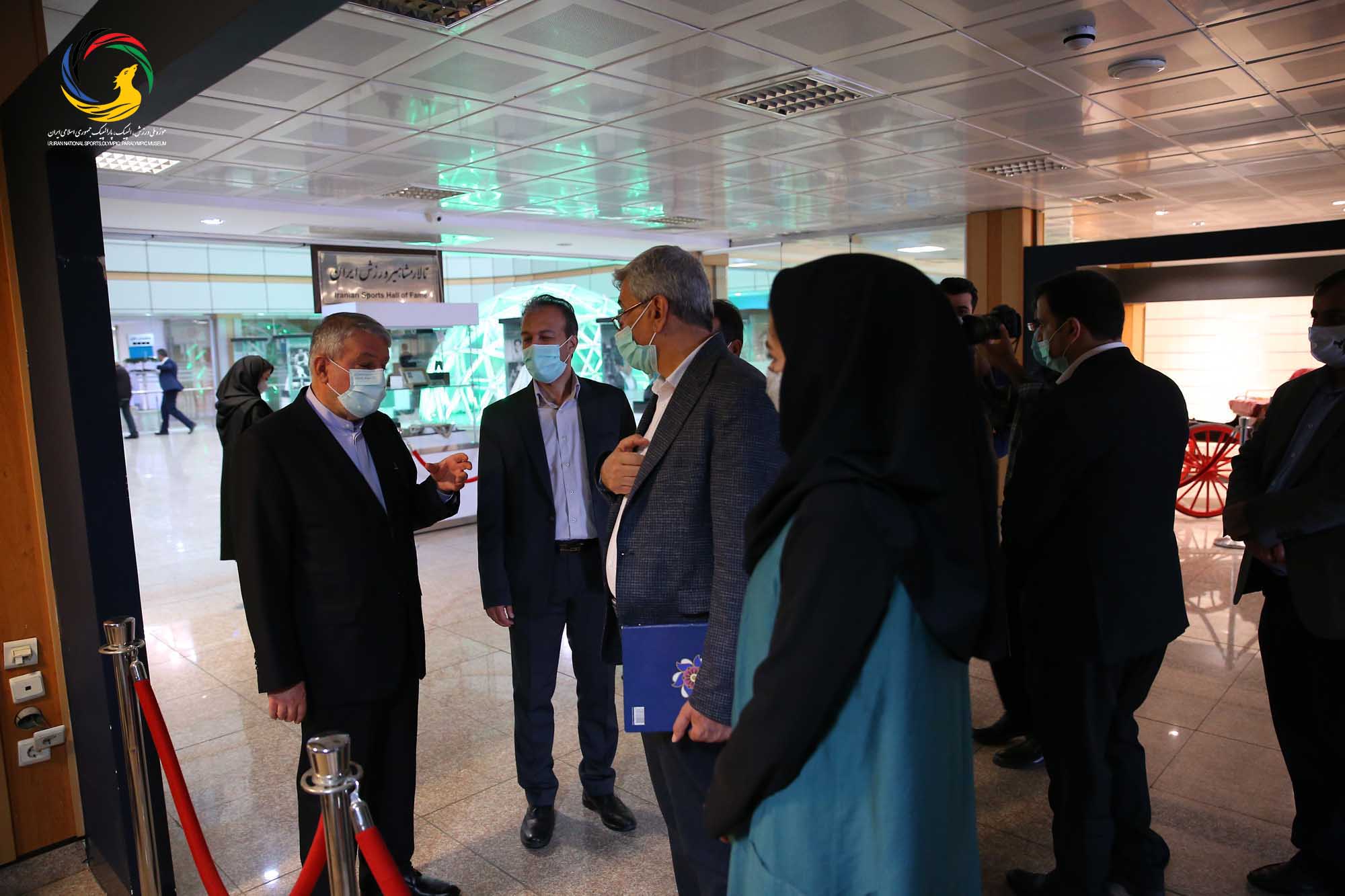 بازدید قائم مقام ریاست دانشگاه آزاد دکتر جمشید صباغ زاده در واحد علوم تحقیقات از موزه ملی ورزش