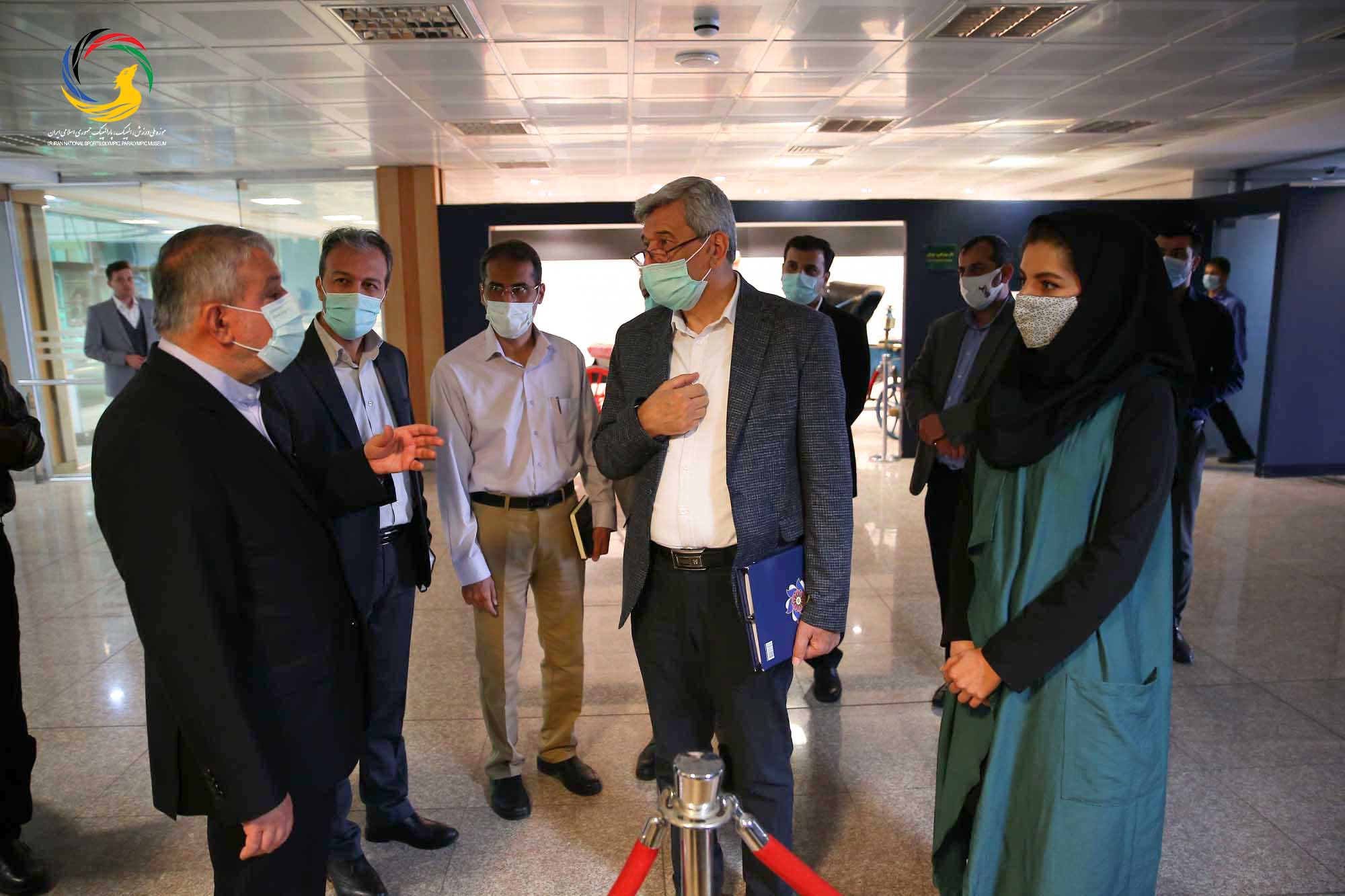 بازدید قائم مقام ریاست دانشگاه آزاد دکتر جمشید صباغ زاده در واحد علوم تحقیقات از موزه ملی ورزش