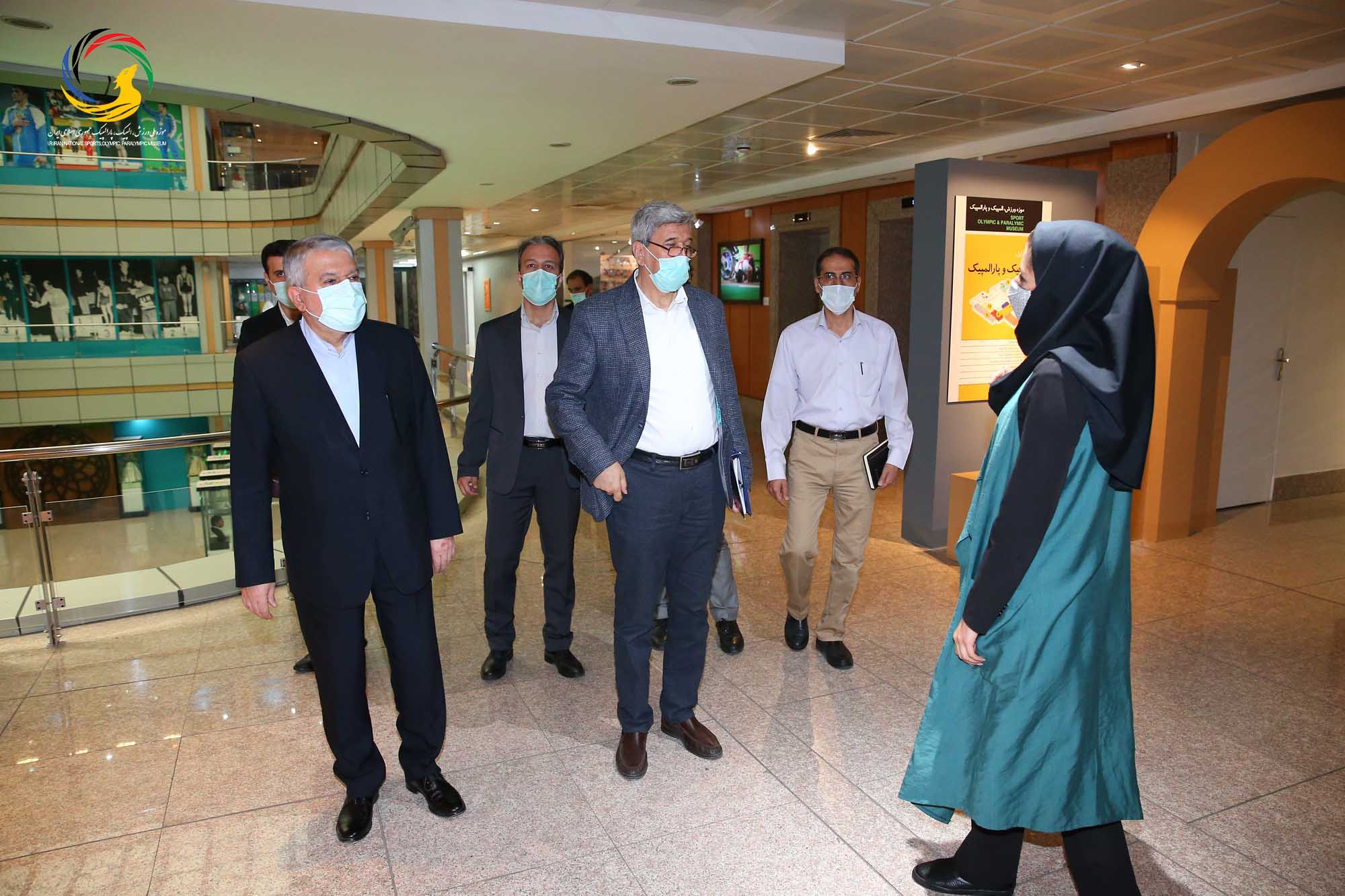 بازدید قائم مقام ریاست دانشگاه آزاد دکتر جمشید صباغ زاده در واحد علوم تحقیقات از موزه ملی ورزش