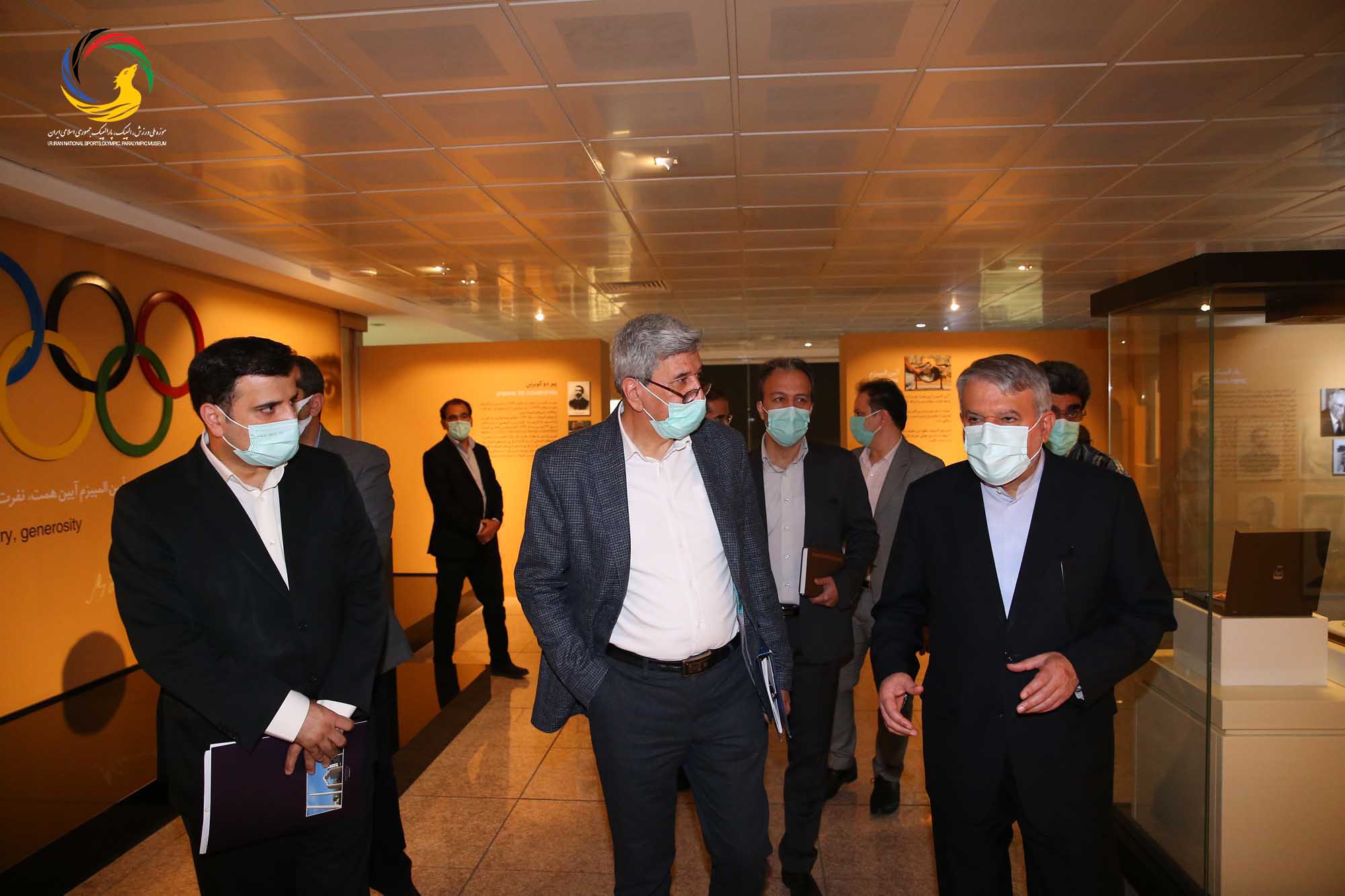بازدید قائم مقام ریاست دانشگاه آزاد دکتر جمشید صباغ زاده در واحد علوم تحقیقات از موزه ملی ورزش