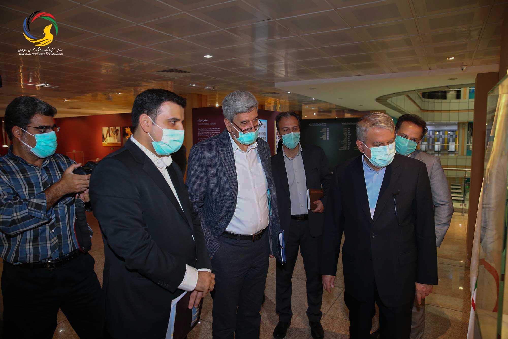بازدید قائم مقام ریاست دانشگاه آزاد دکتر جمشید صباغ زاده در واحد علوم تحقیقات از موزه ملی ورزش