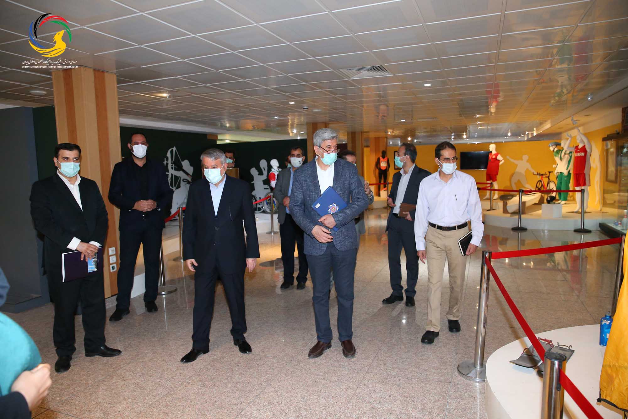 بازدید قائم مقام ریاست دانشگاه آزاد دکتر جمشید صباغ زاده در واحد علوم تحقیقات از موزه ملی ورزش