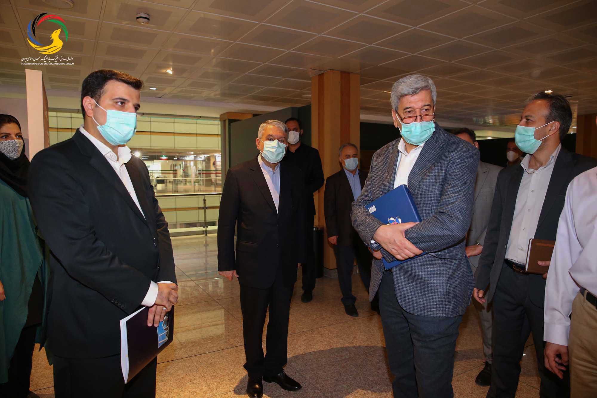 بازدید قائم مقام ریاست دانشگاه آزاد دکتر جمشید صباغ زاده در واحد علوم تحقیقات از موزه ملی ورزش