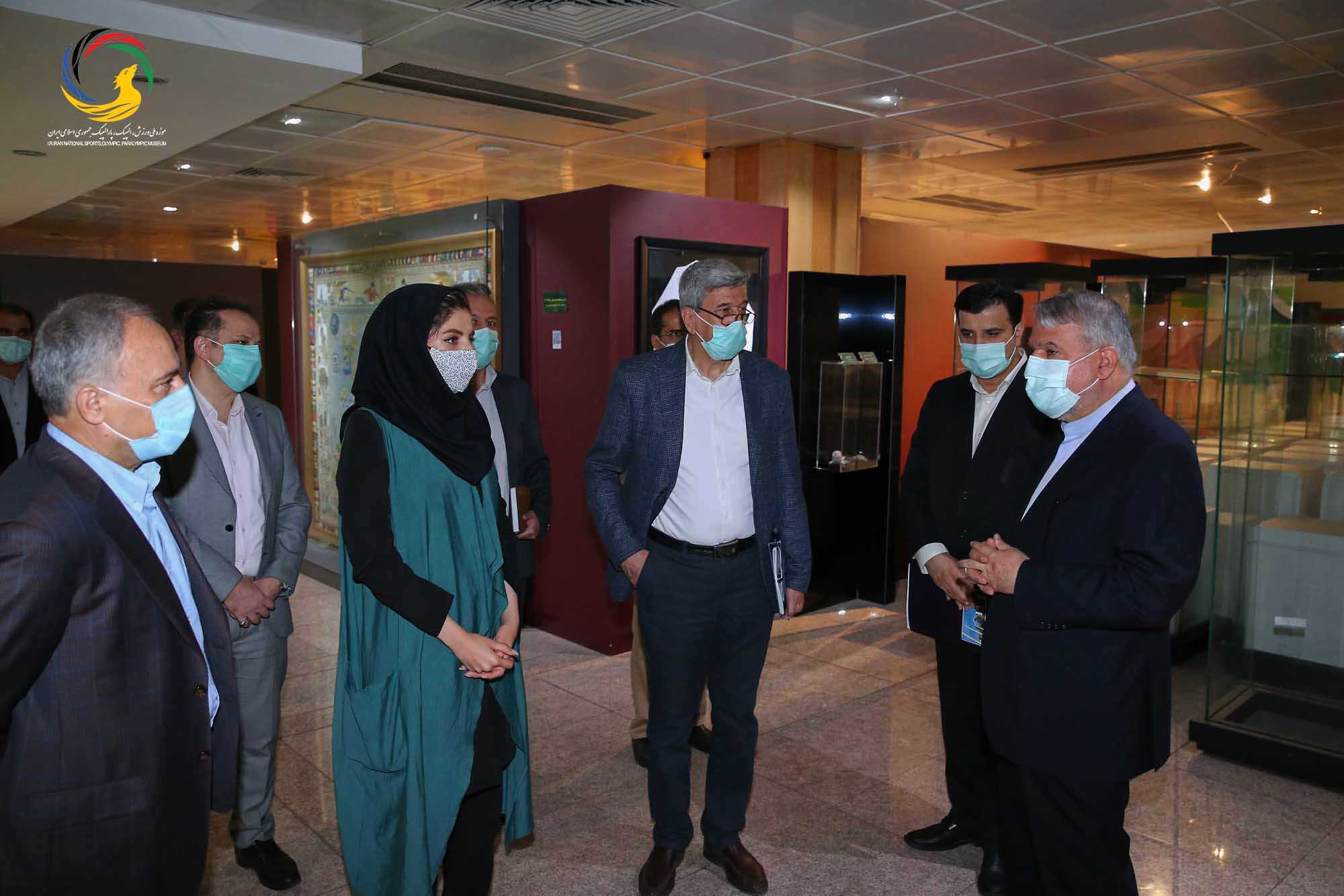 بازدید قائم مقام ریاست دانشگاه آزاد دکتر جمشید صباغ زاده در واحد علوم تحقیقات از موزه ملی ورزش