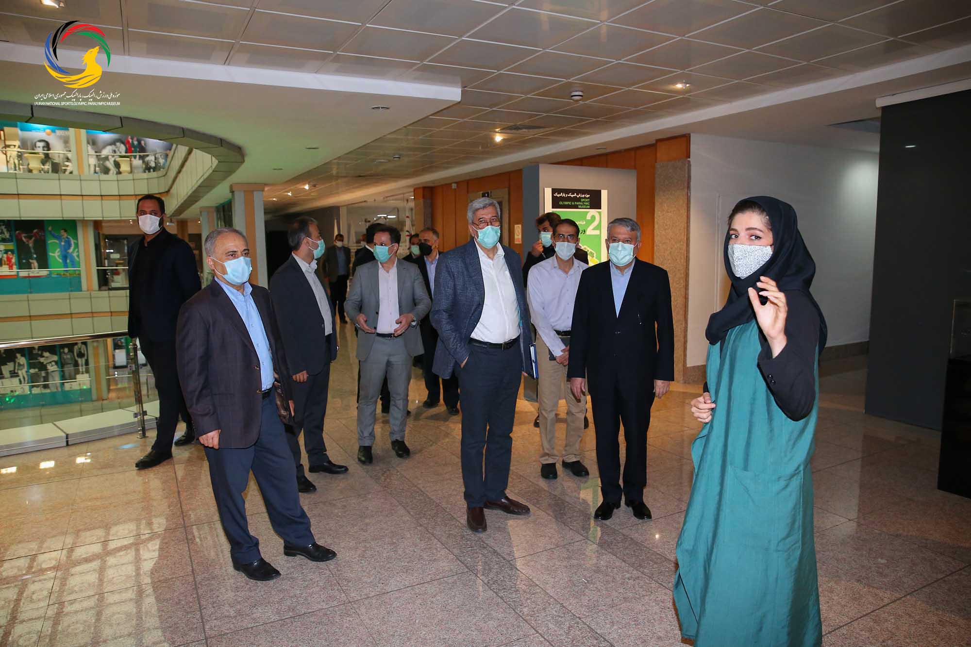 بازدید قائم مقام ریاست دانشگاه آزاد دکتر جمشید صباغ زاده در واحد علوم تحقیقات از موزه ملی ورزش