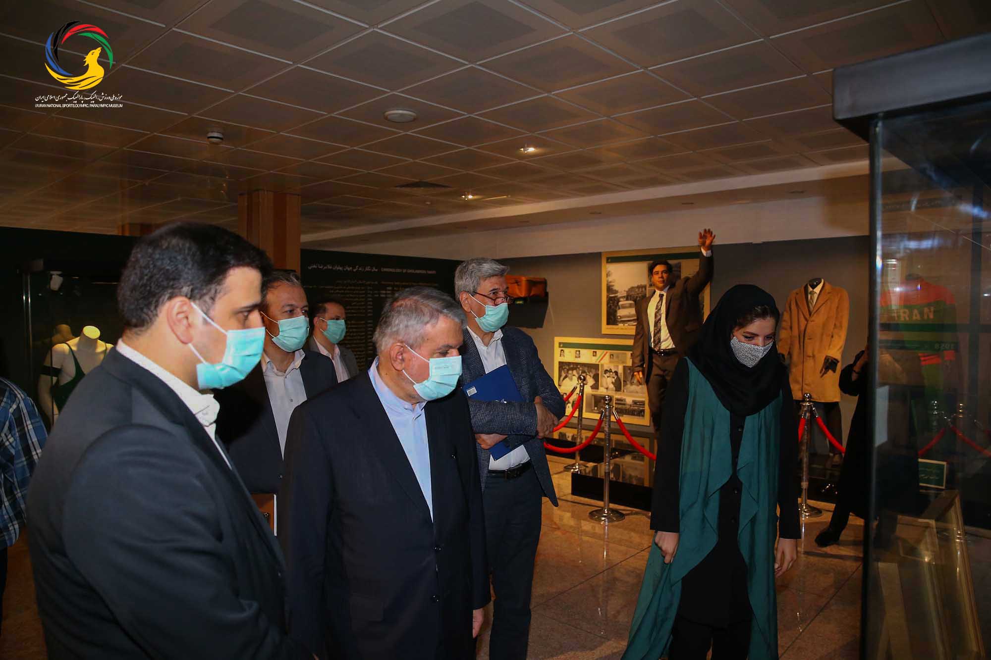 بازدید قائم مقام ریاست دانشگاه آزاد دکتر جمشید صباغ زاده در واحد علوم تحقیقات از موزه ملی ورزش