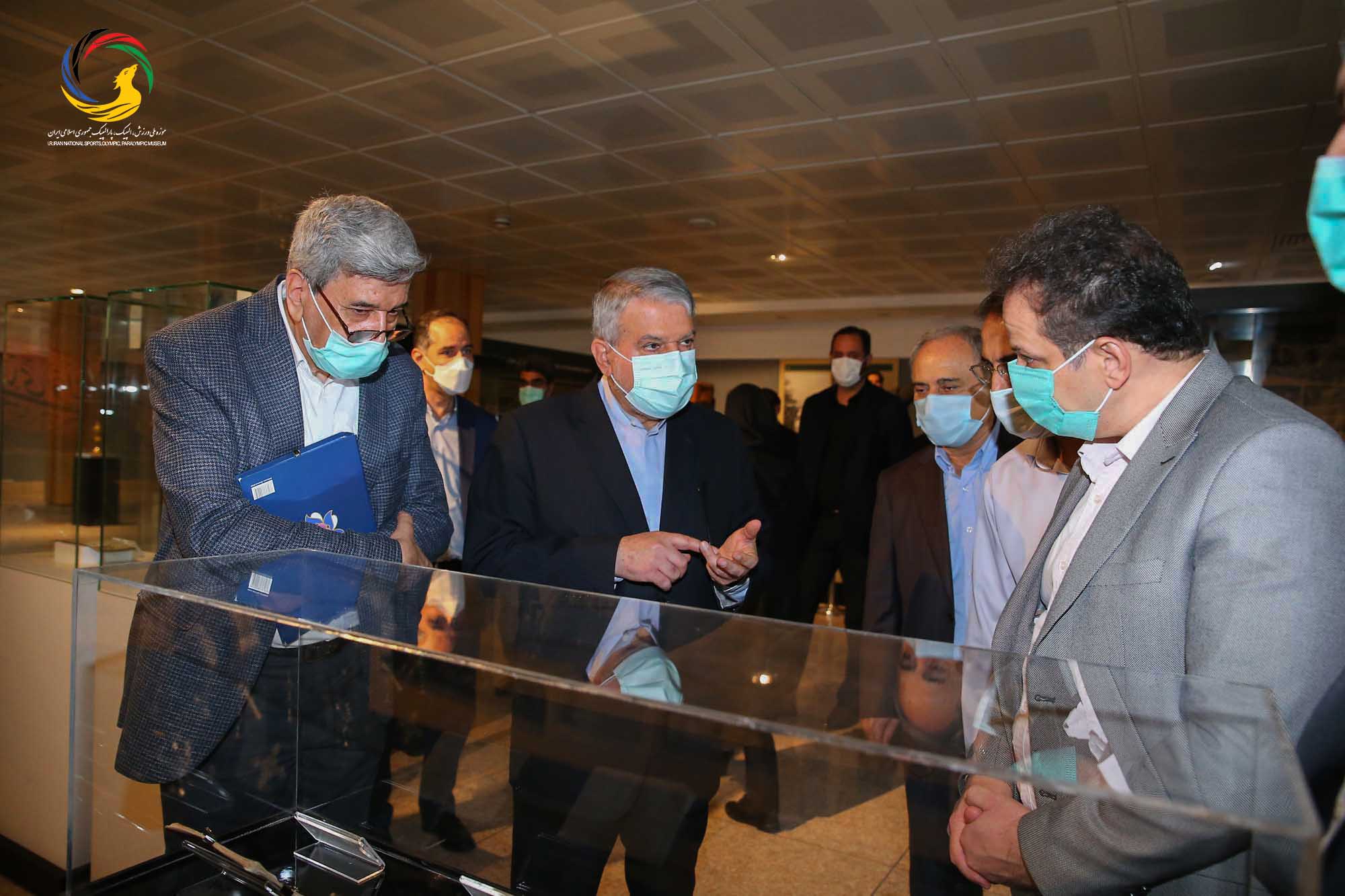 بازدید قائم مقام ریاست دانشگاه آزاد دکتر جمشید صباغ زاده در واحد علوم تحقیقات از موزه ملی ورزش