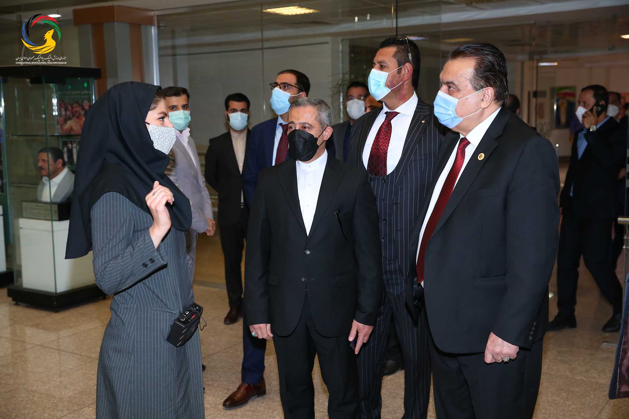 بازدید وزیر و رئیس کمیته ملی المپیک افغانستان و هیئت همراه از موزه ملی ورزش،المپیک،پارالمپیک
