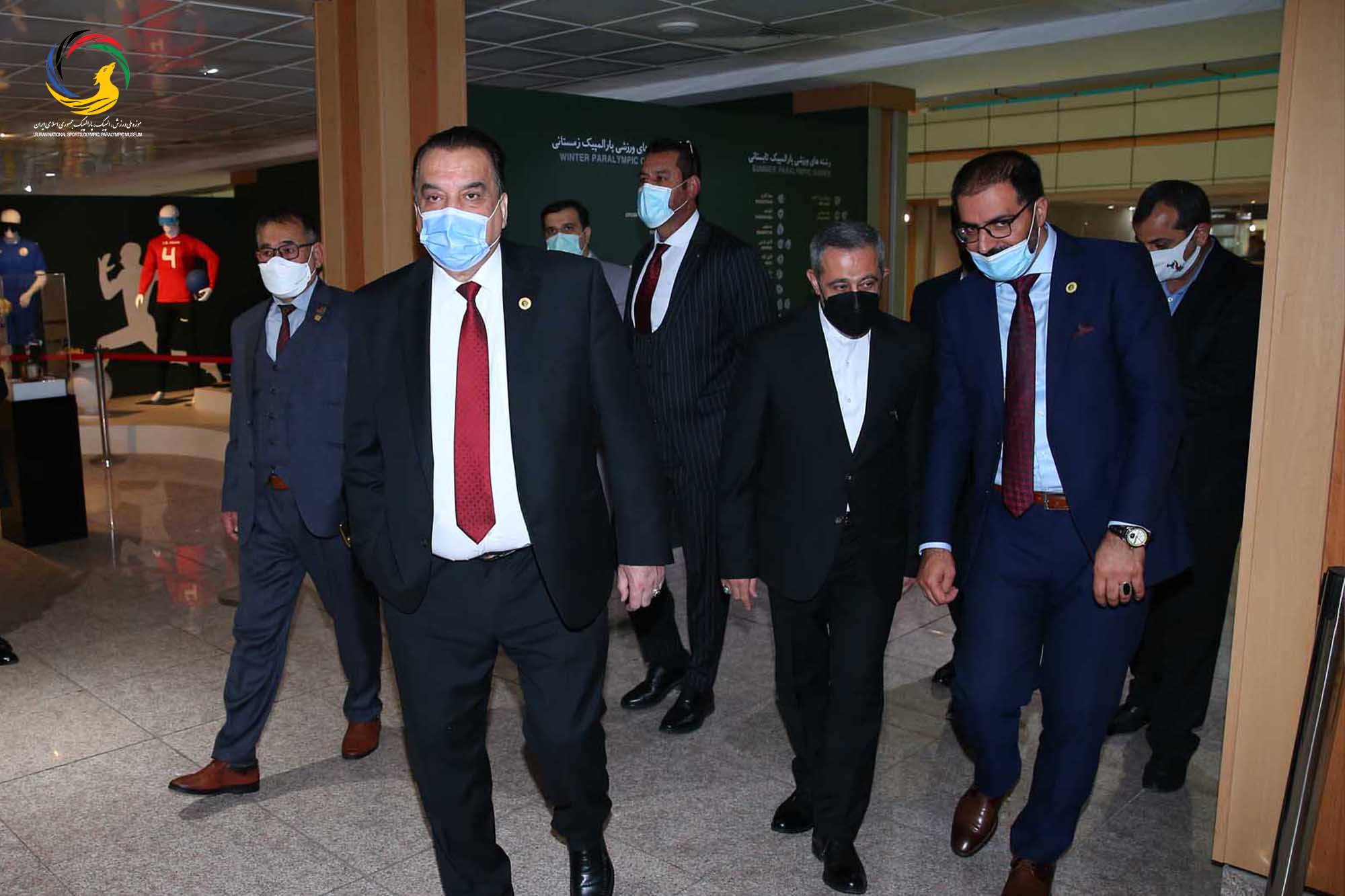 بازدید وزیر و رئیس کمیته ملی المپیک افغانستان و هیئت همراه از موزه ملی ورزش،المپیک،پارالمپیک