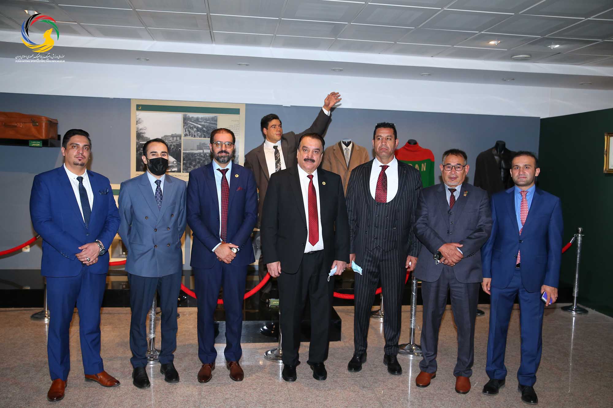 بازدید وزیر و رئیس کمیته ملی المپیک افغانستان و هیئت همراه از موزه ملی ورزش،المپیک،پارالمپیک