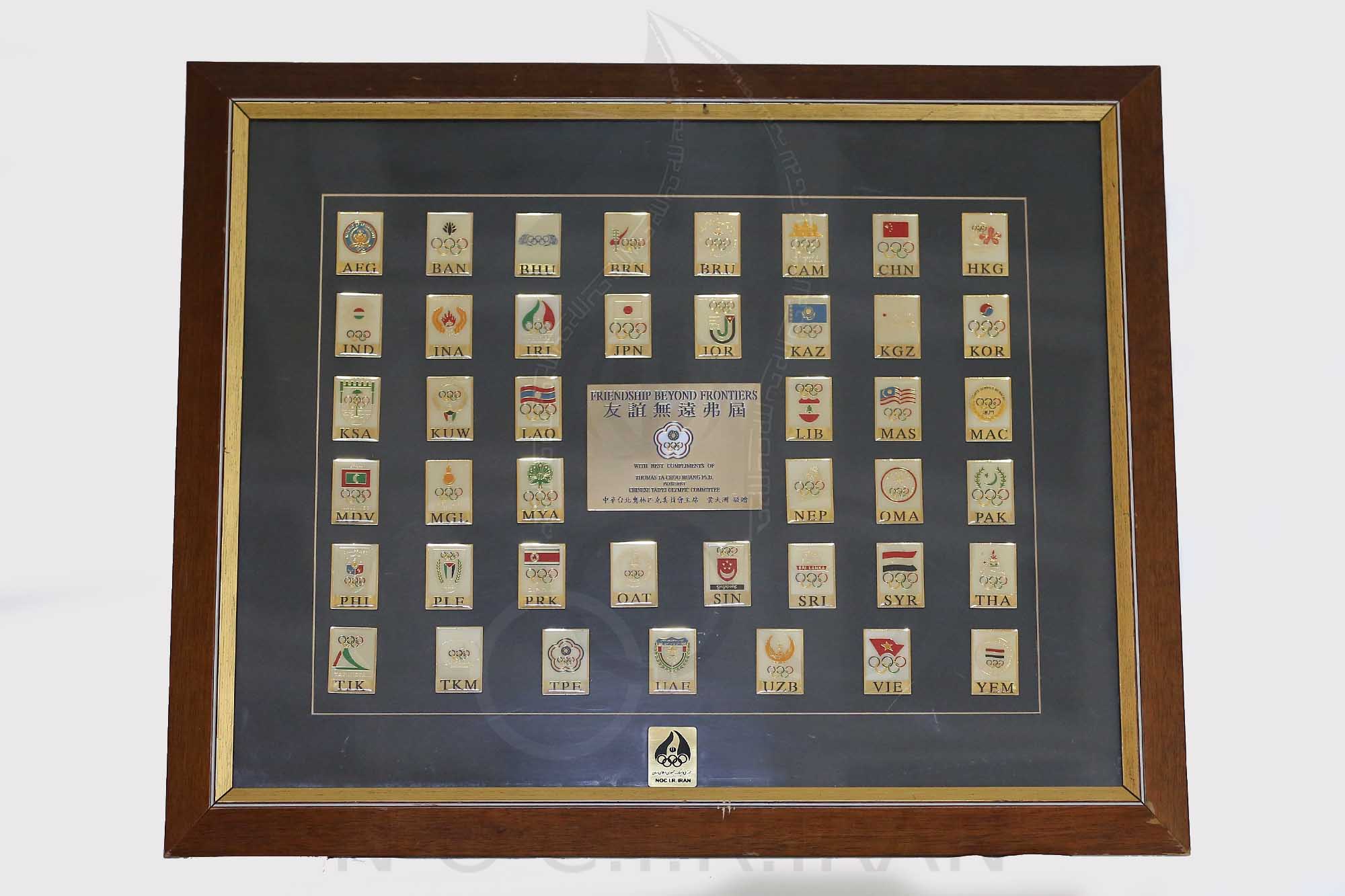 تابلو -لوگوی کمیته های های  ملی المپیک جهان