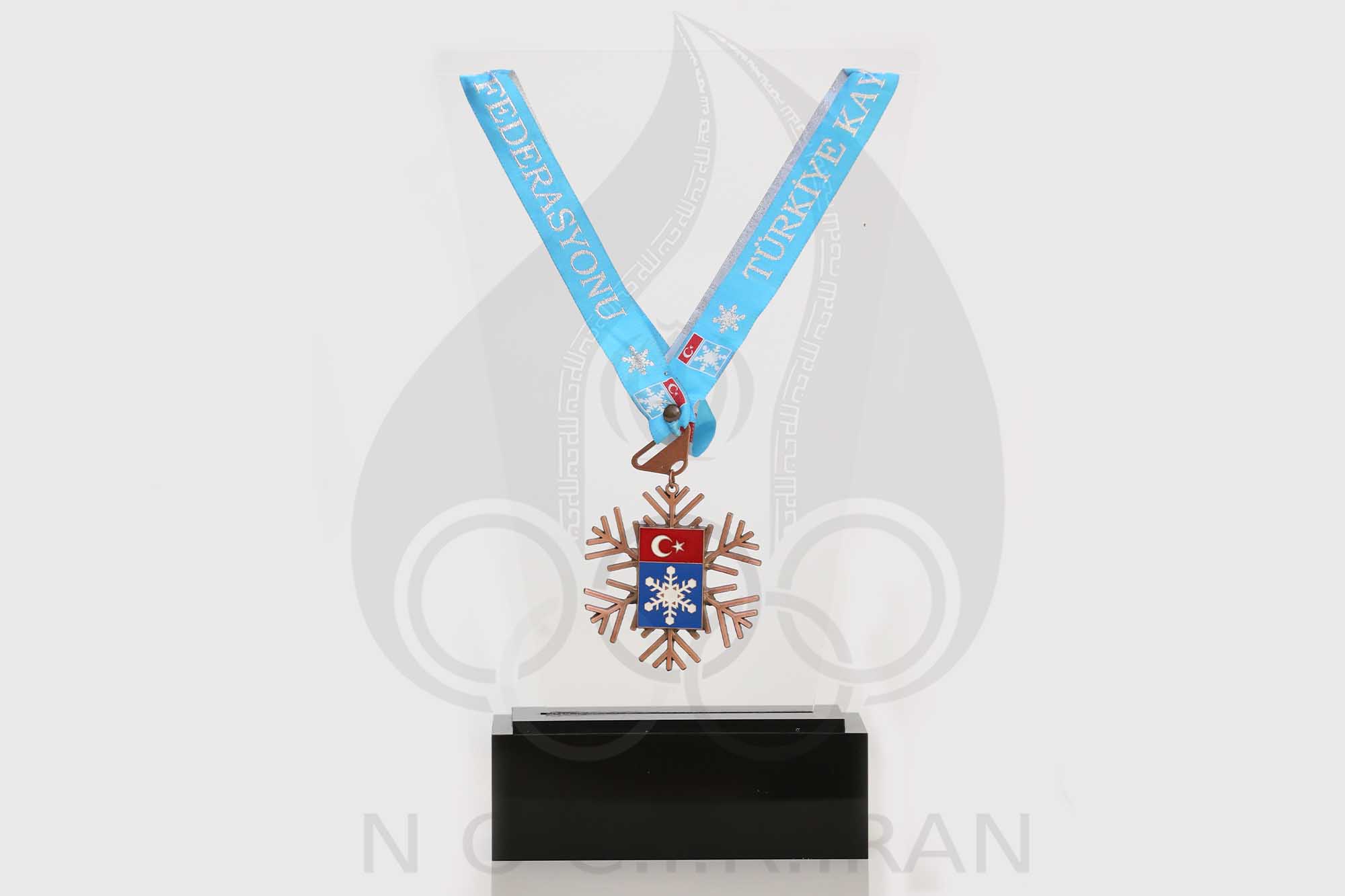 نشان برنز مسابقات بین المللی اسکی 2014 ترکیه