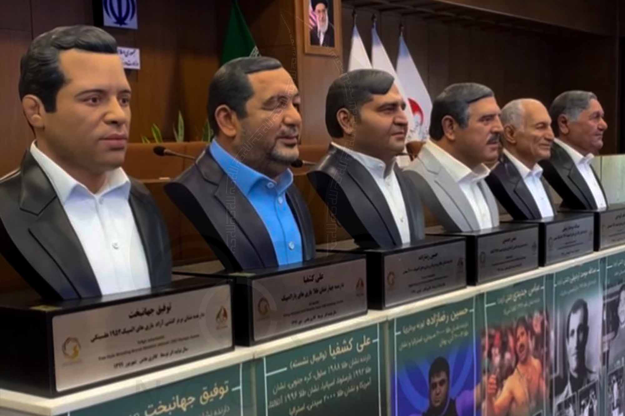 سردیس های موزه ملی ورزش