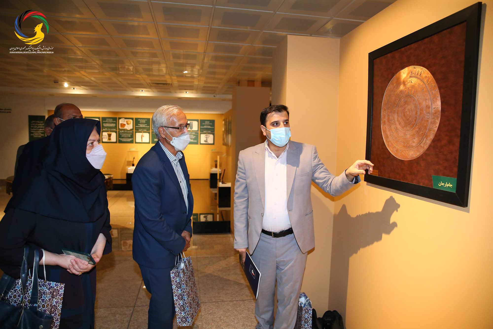 بازدید کانون مربیان فوتبال از موزه ملی ورزش،المپیک،پارالمپیک