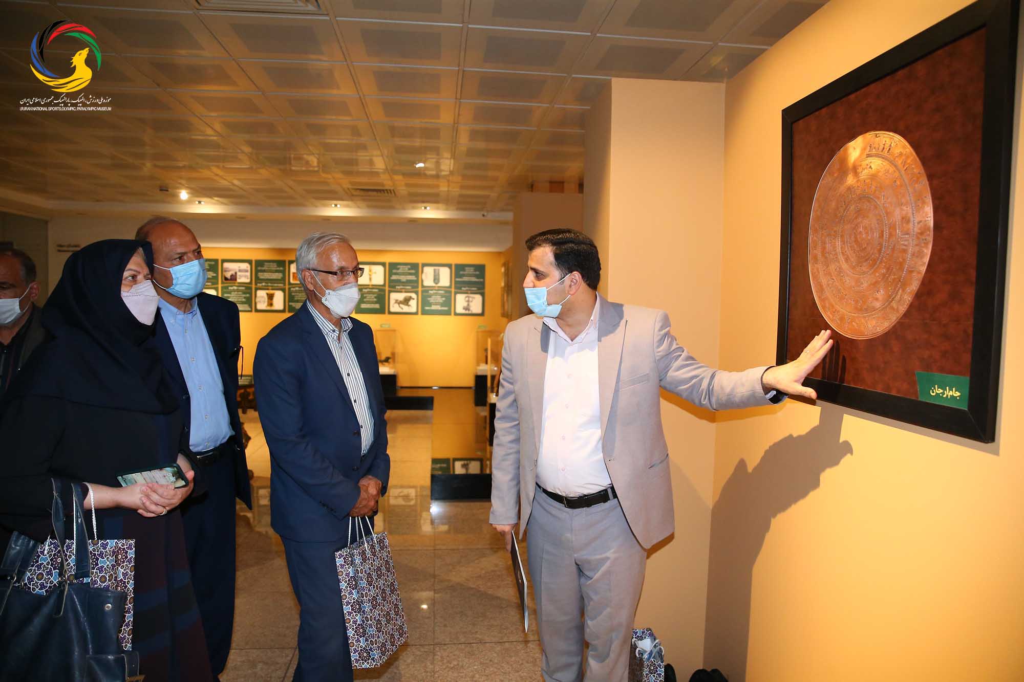 بازدید کانون مربیان فوتبال از موزه ملی ورزش،المپیک،پارالمپیک