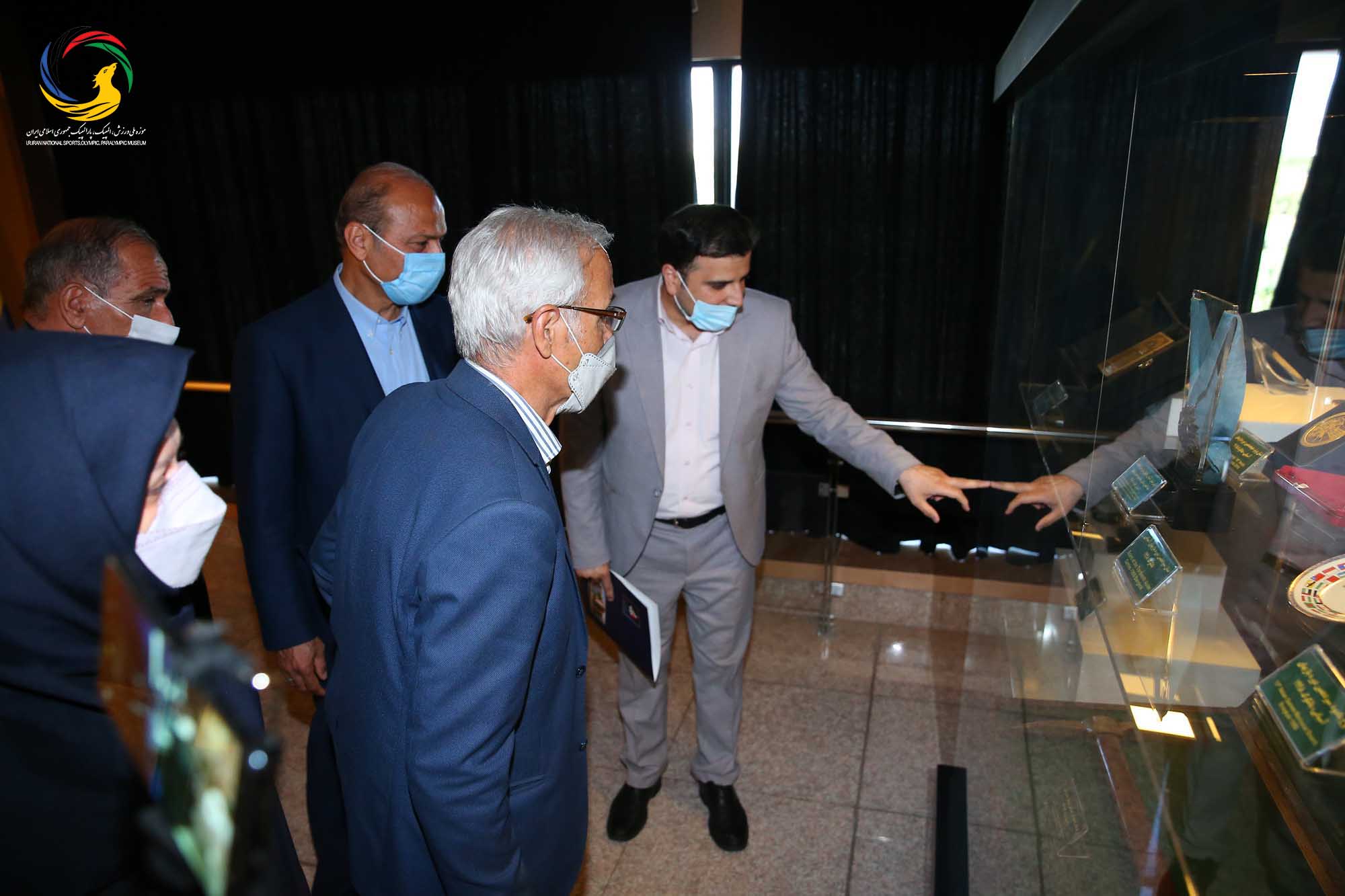 بازدید کانون مربیان فوتبال از موزه ملی ورزش،المپیک،پارالمپیک