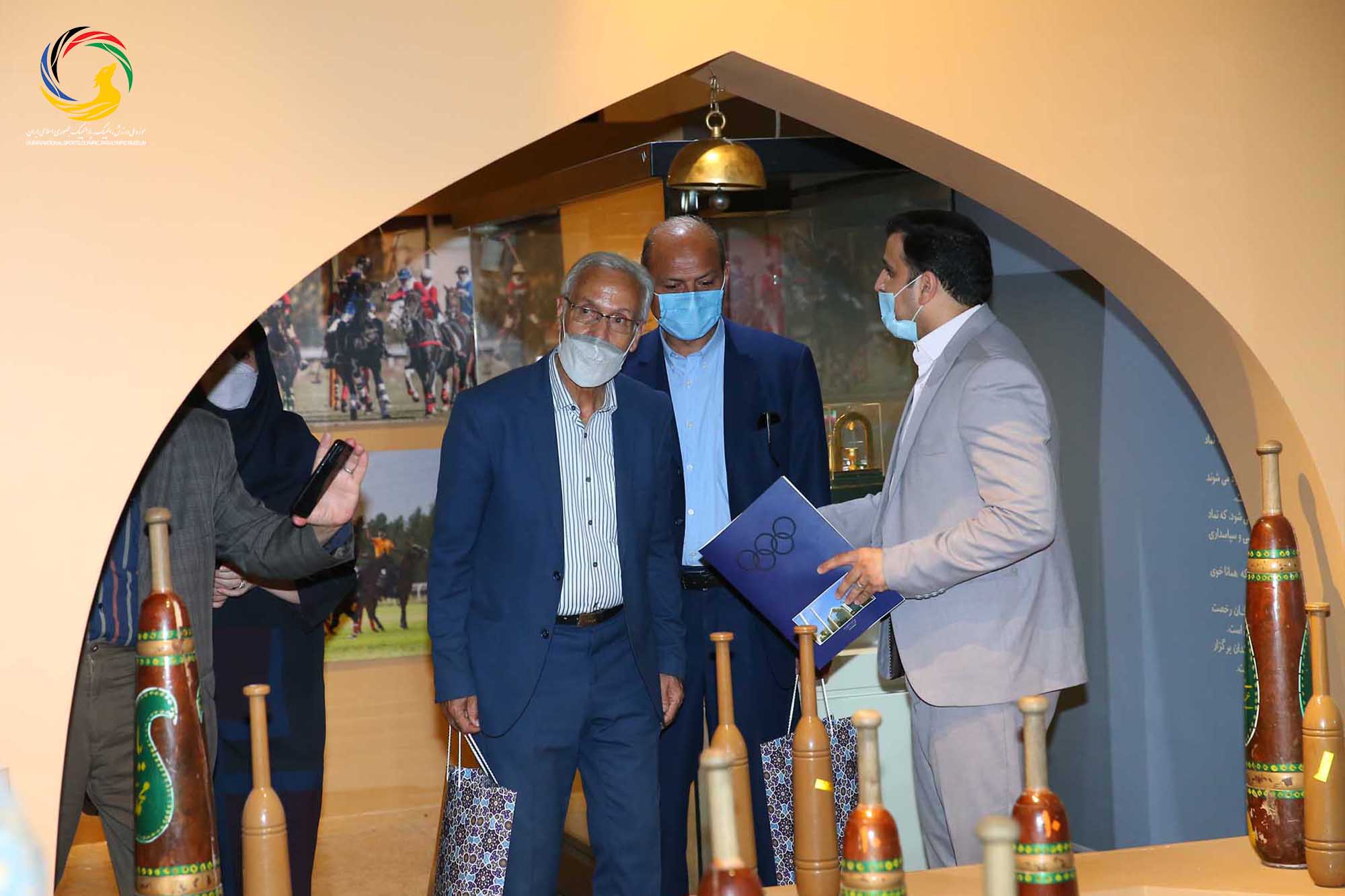 بازدید کانون مربیان فوتبال از موزه ملی ورزش،المپیک،پارالمپیک