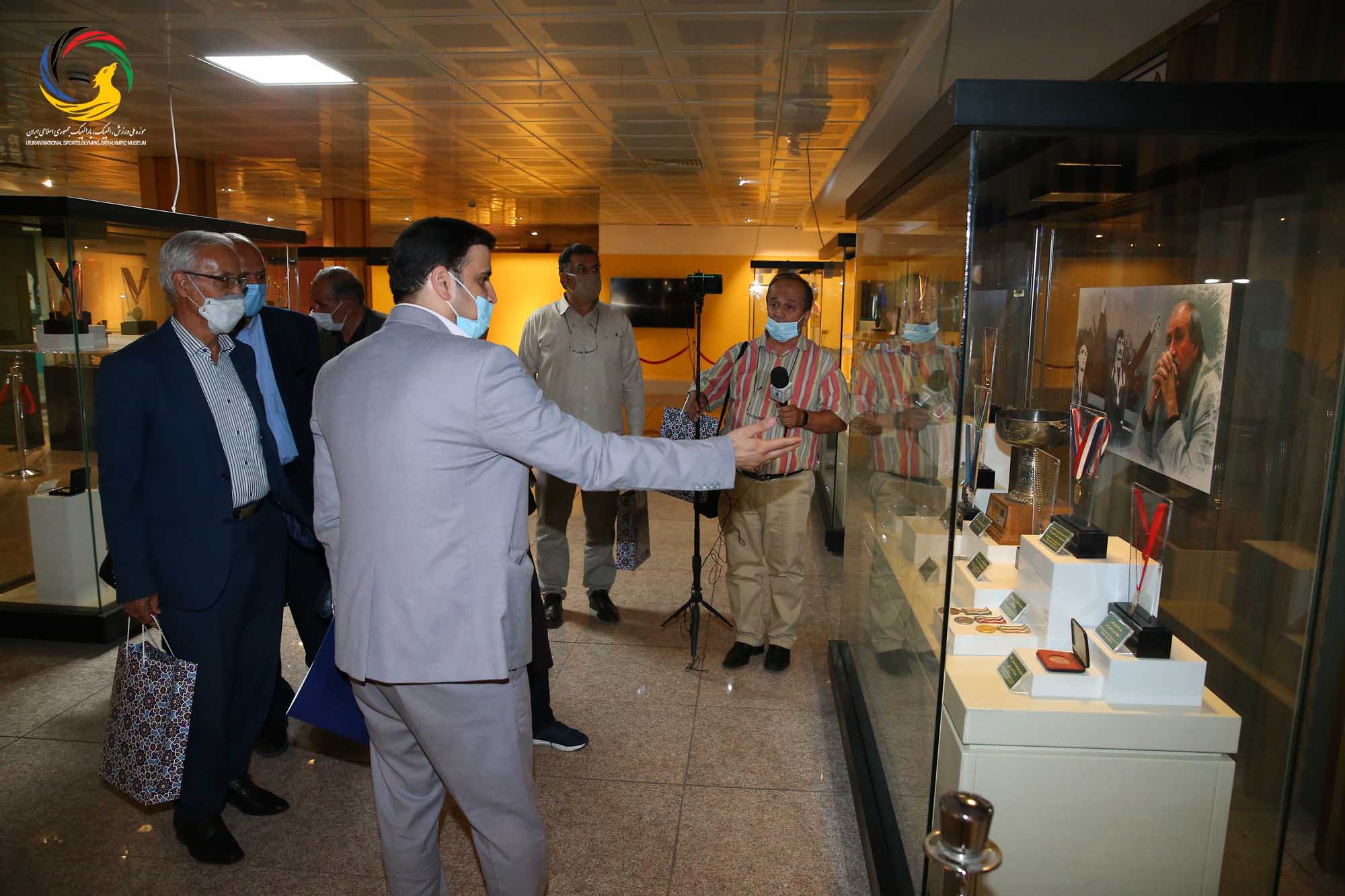 بازدید کانون مربیان فوتبال از موزه ملی ورزش،المپیک،پارالمپیک