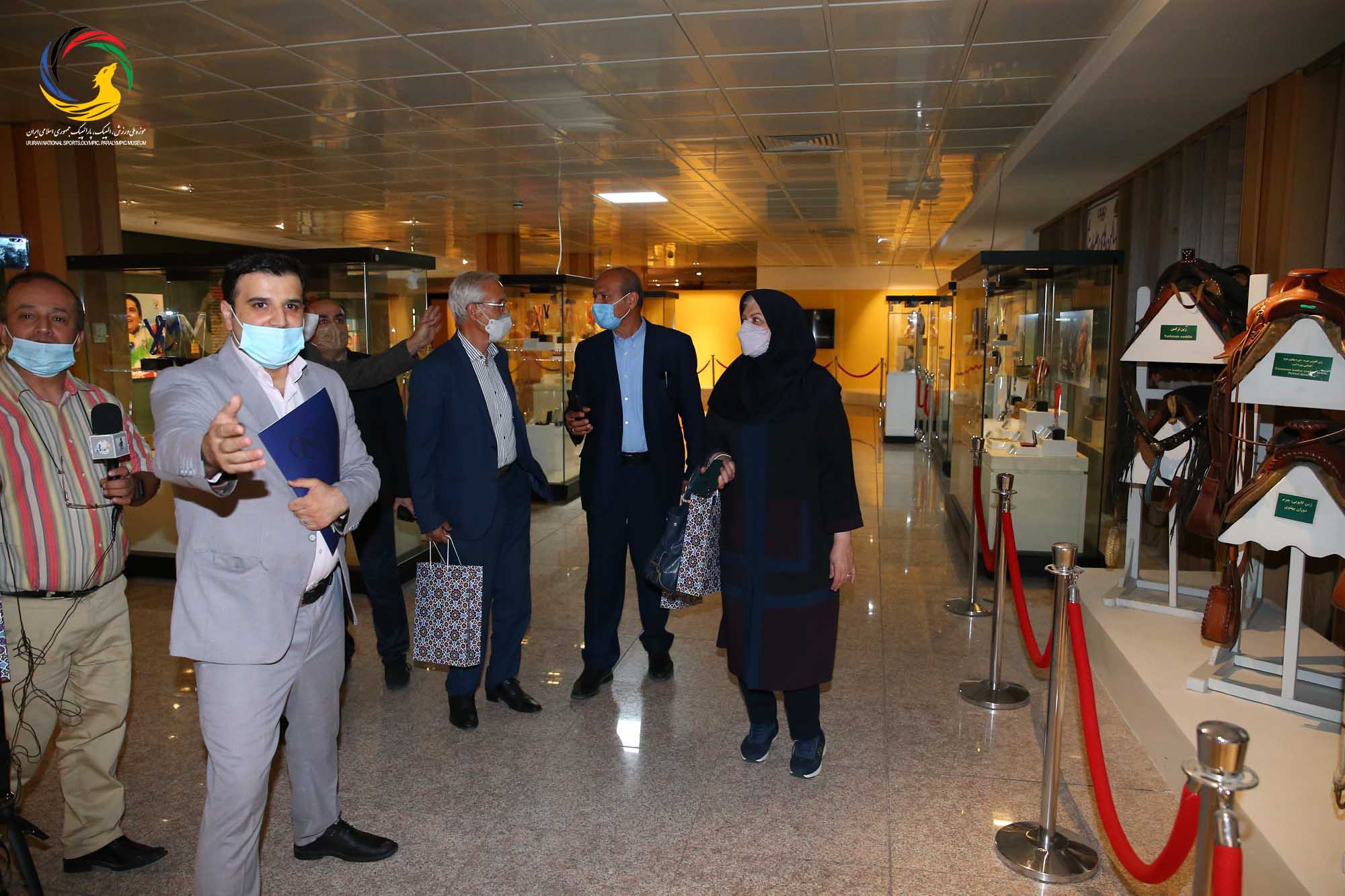 بازدید کانون مربیان فوتبال از موزه ملی ورزش،المپیک،پارالمپیک