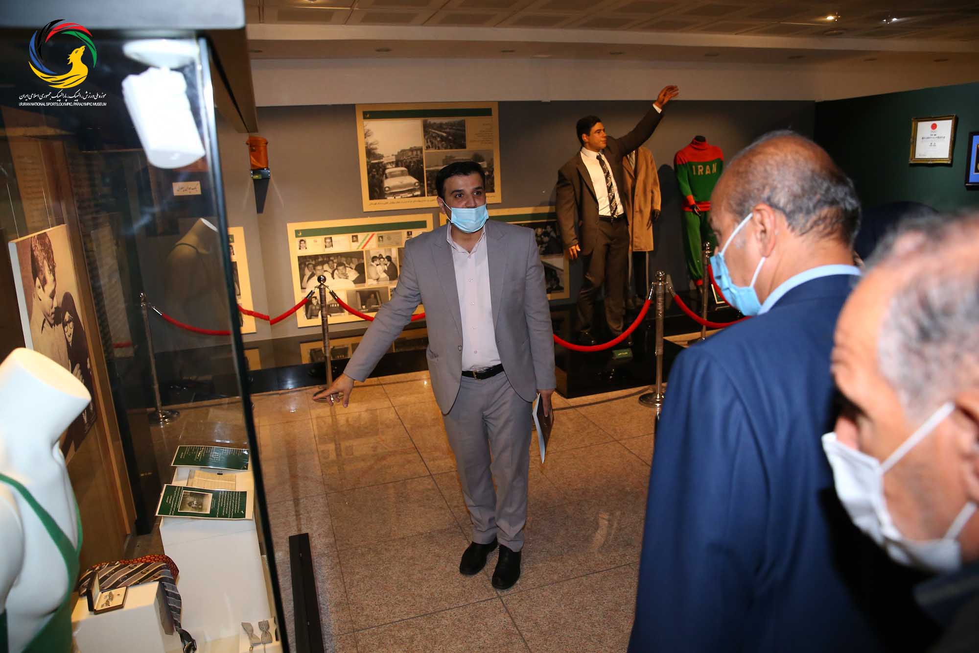 بازدید کانون مربیان فوتبال از موزه ملی ورزش،المپیک،پارالمپیک