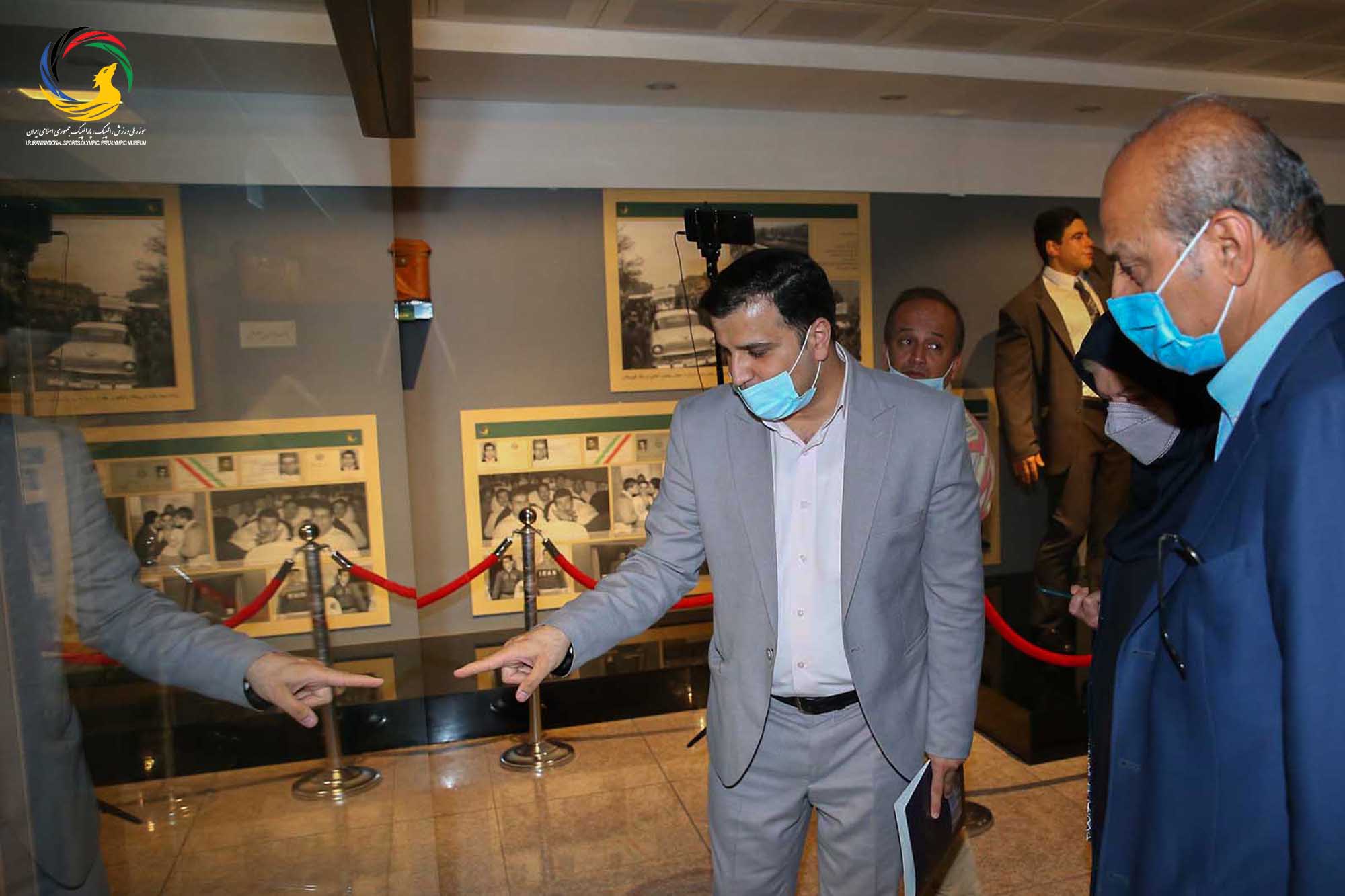 بازدید کانون مربیان فوتبال از موزه ملی ورزش،المپیک،پارالمپیک