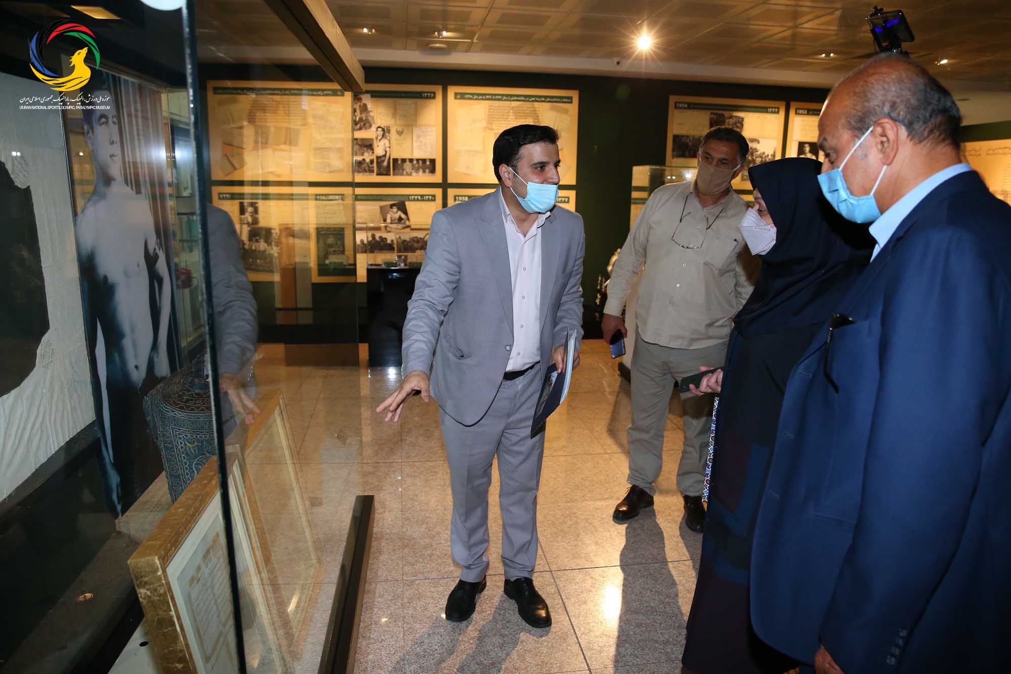 بازدید کانون مربیان فوتبال از موزه ملی ورزش،المپیک،پارالمپیک