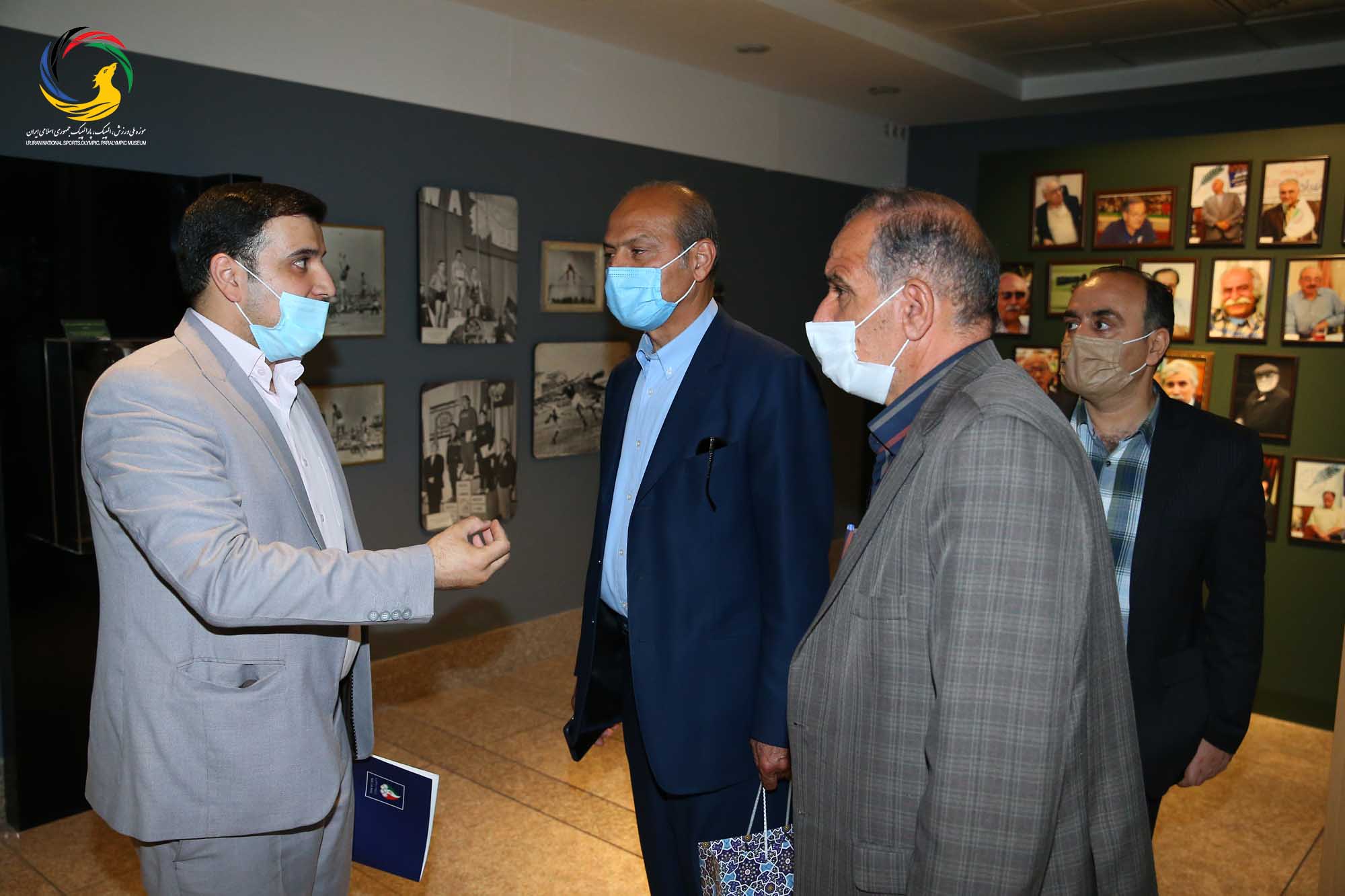 بازدید کانون مربیان فوتبال از موزه ملی ورزش،المپیک،پارالمپیک