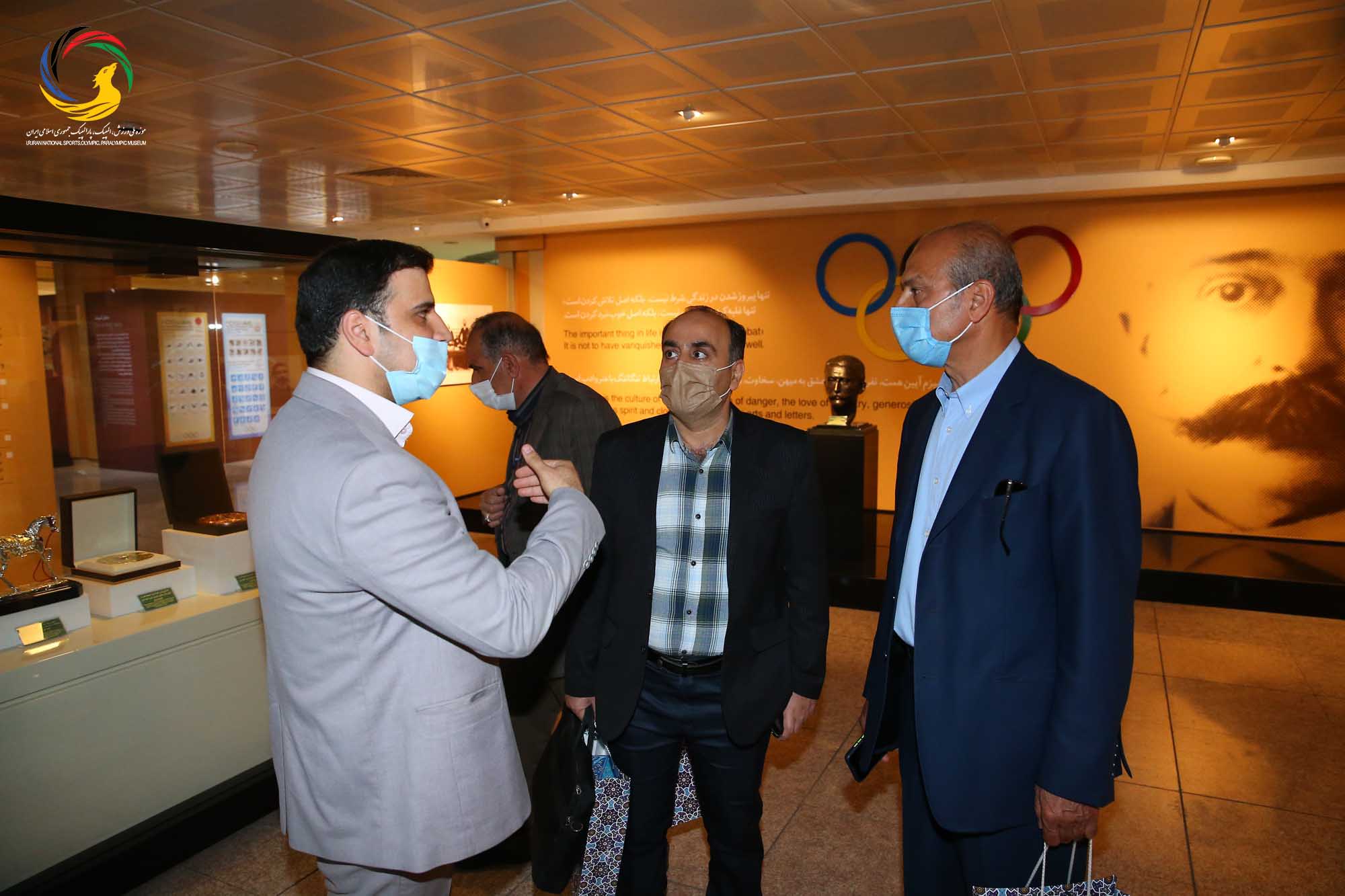 بازدید کانون مربیان فوتبال از موزه ملی ورزش،المپیک،پارالمپیک