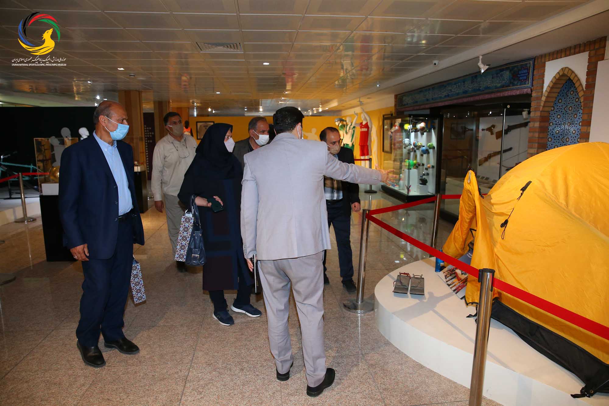 بازدید کانون مربیان فوتبال از موزه ملی ورزش،المپیک،پارالمپیک