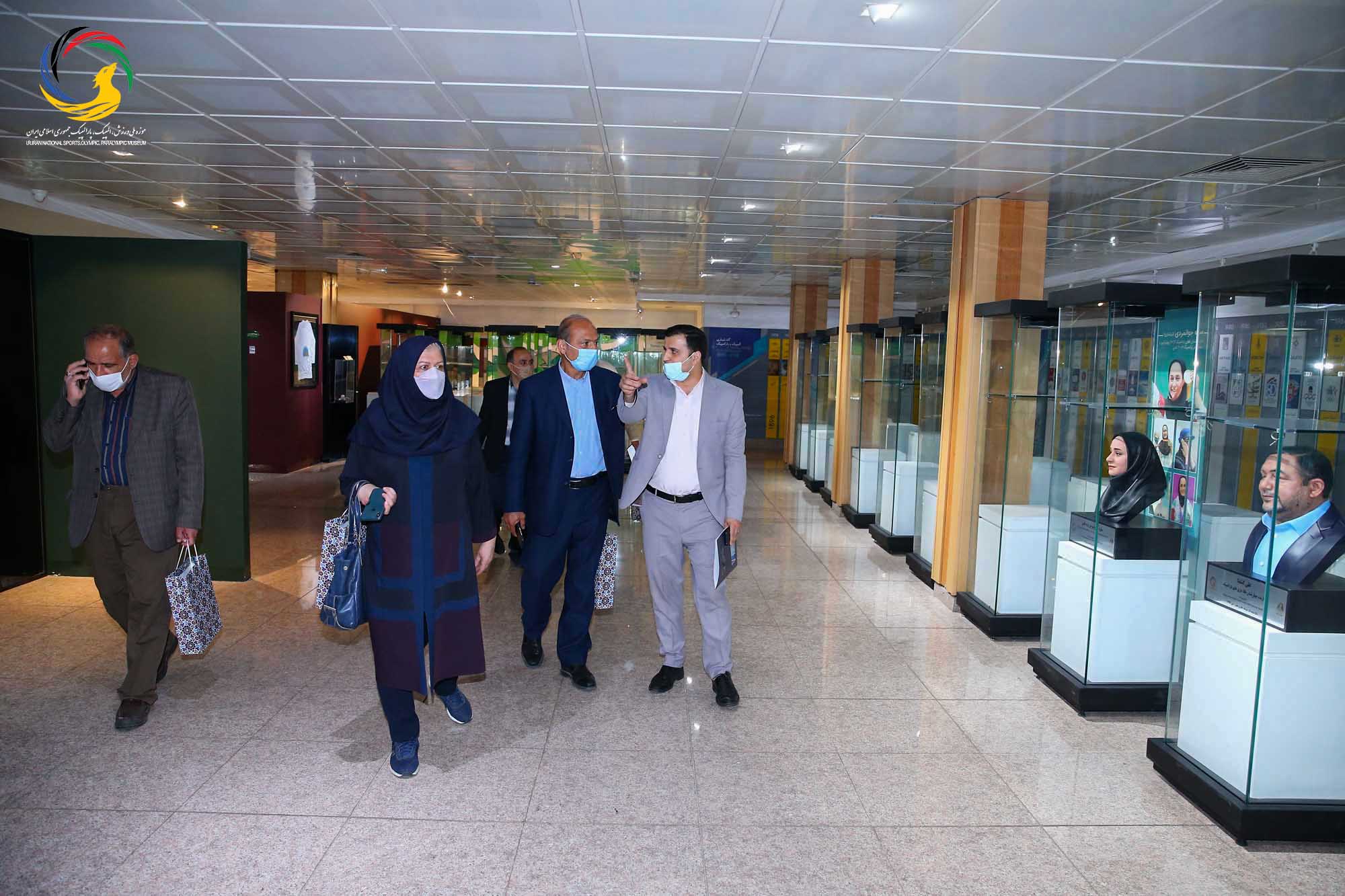 بازدید کانون مربیان فوتبال از موزه ملی ورزش،المپیک،پارالمپیک
