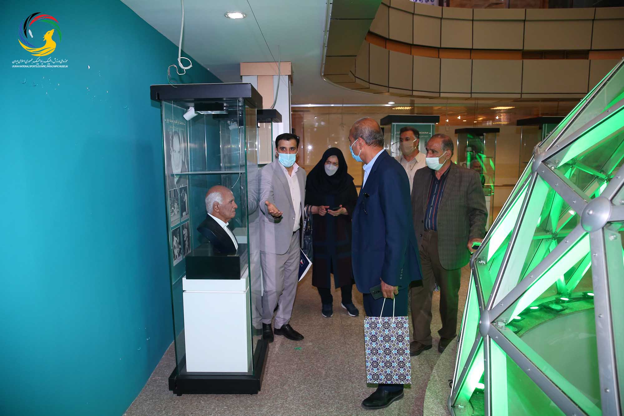 بازدید کانون مربیان فوتبال از موزه ملی ورزش،المپیک،پارالمپیک