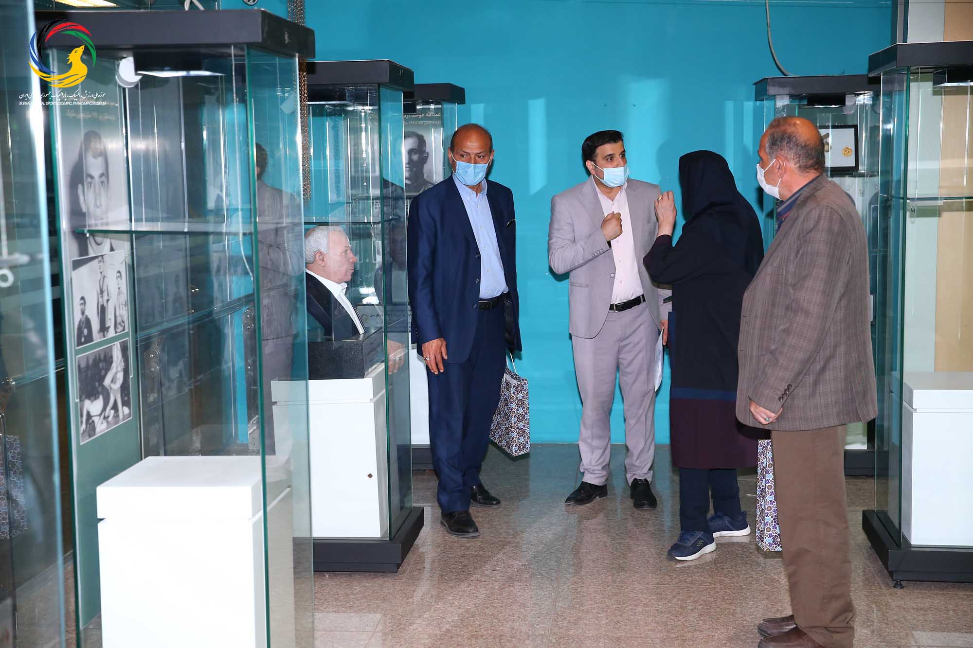 بازدید کانون مربیان فوتبال از موزه ملی ورزش،المپیک،پارالمپیک