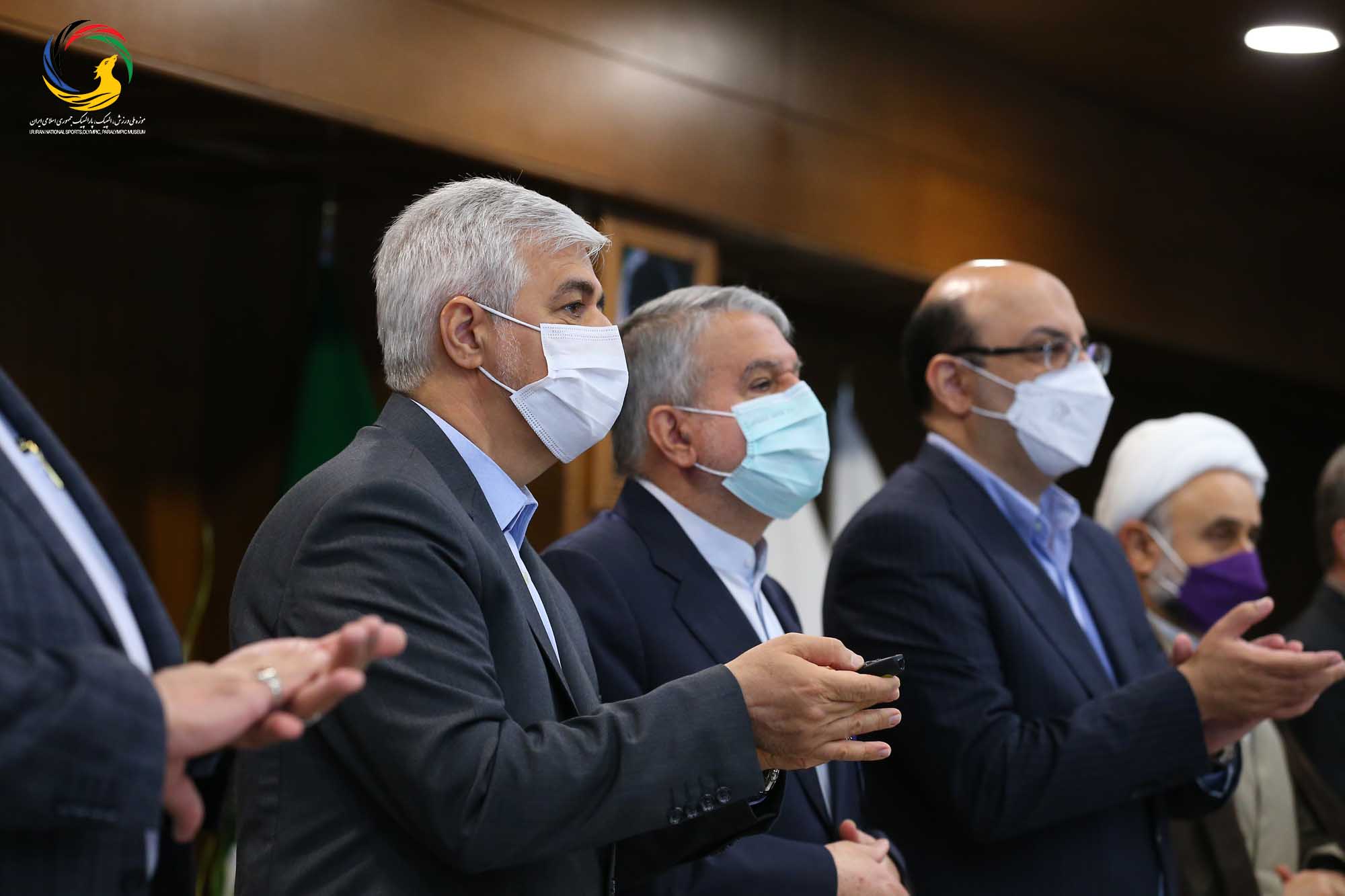 مراسم رونمایی از سردیس پنج تن از قهرمانان ورزش کشور