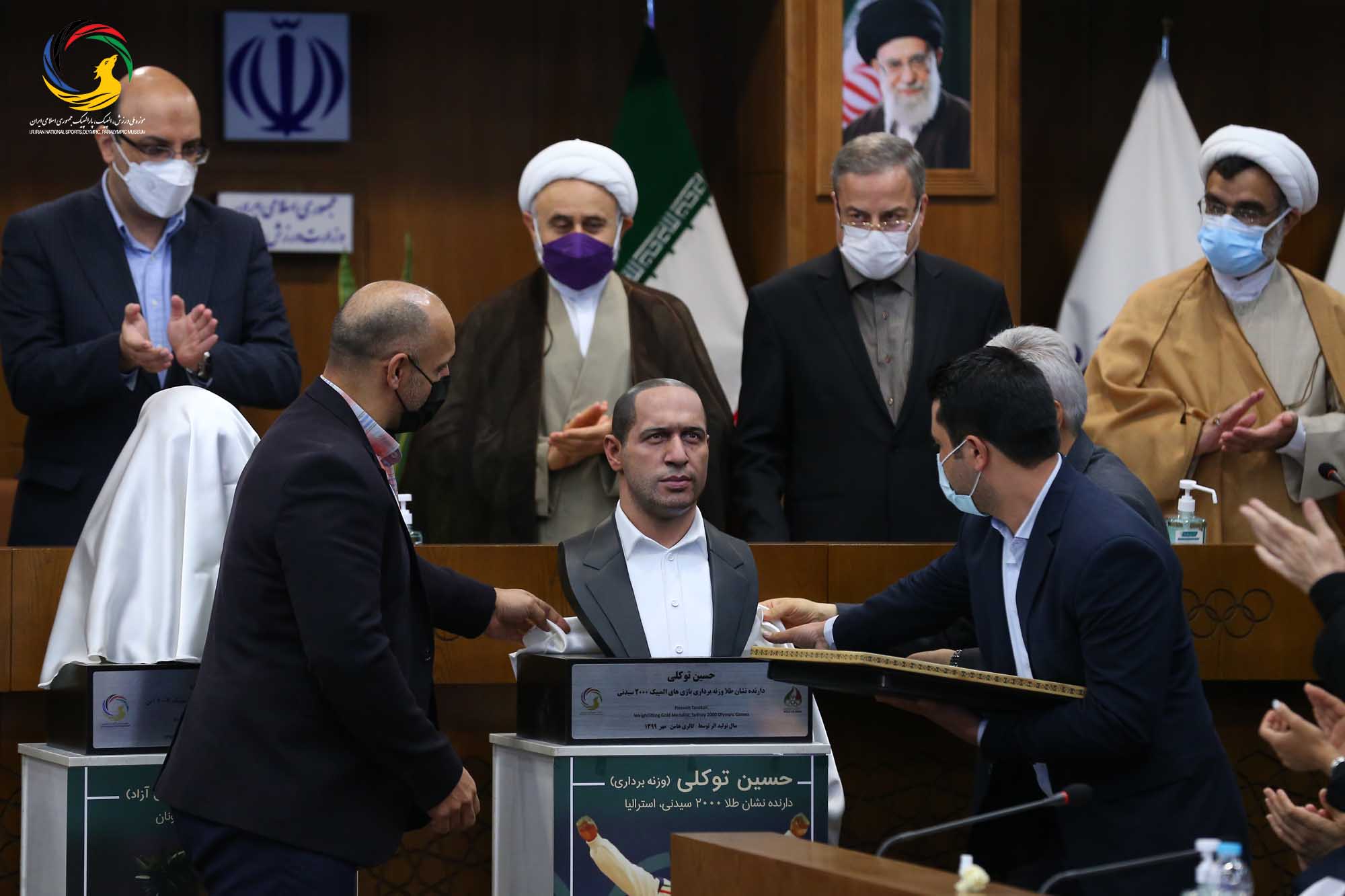 مراسم رونمایی از سردیس پنج تن از قهرمانان ورزش کشور