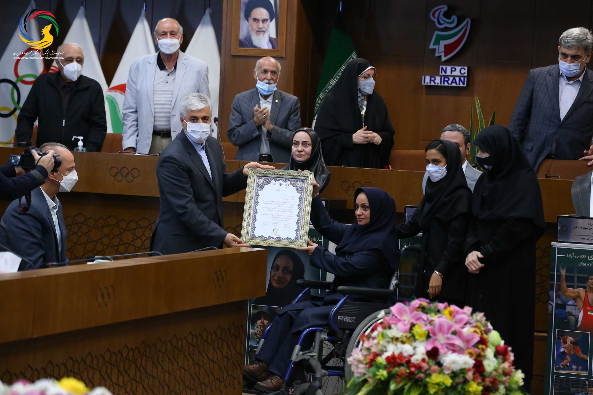 مراسم رونمایی از سردیس پنج تن از قهرمانان ورزش کشور