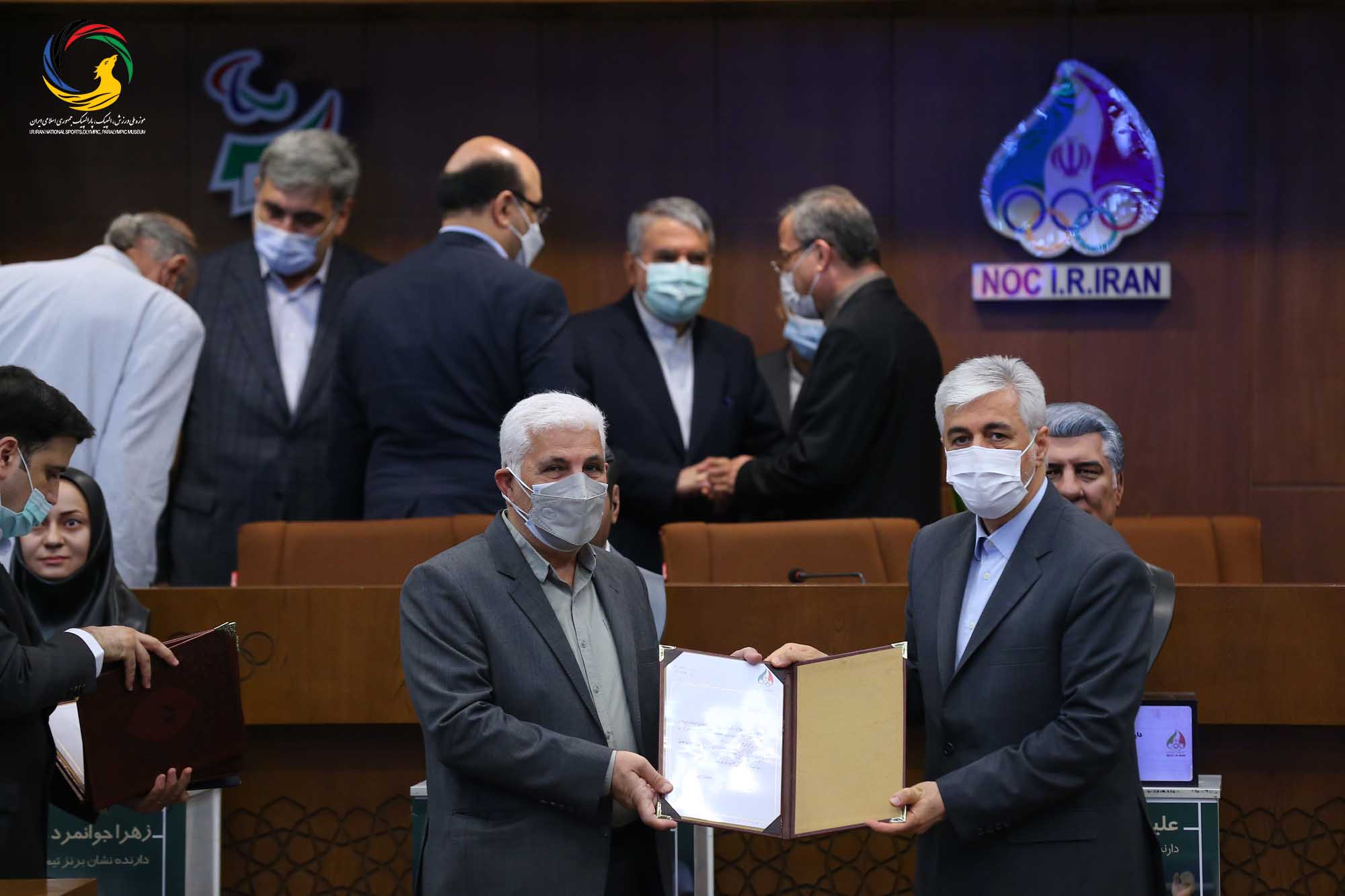 مراسم رونمایی از سردیس پنج تن از قهرمانان ورزش کشور