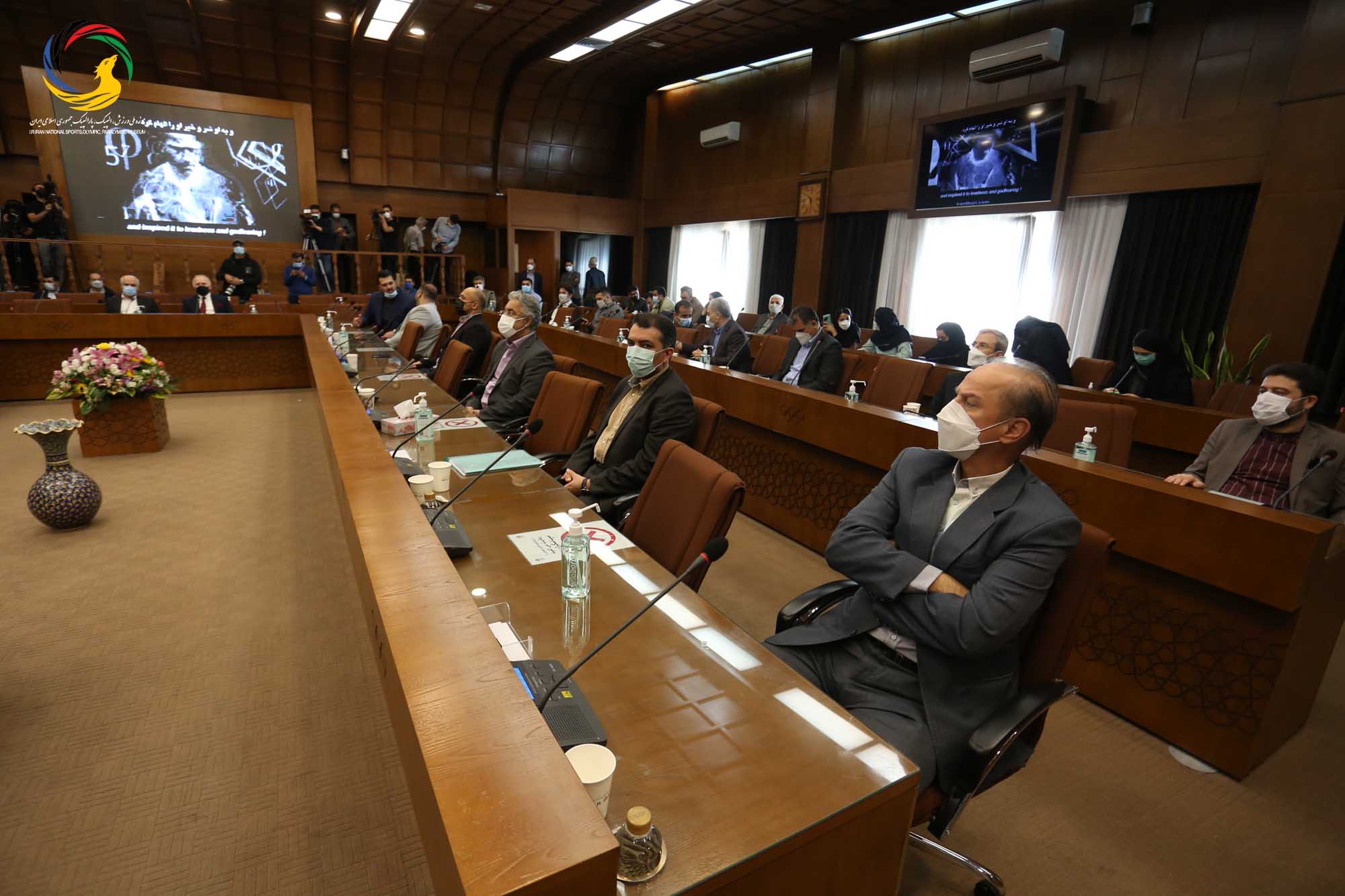 مراسم رونمایی از سردیس پنج تن از قهرمانان ورزش کشور