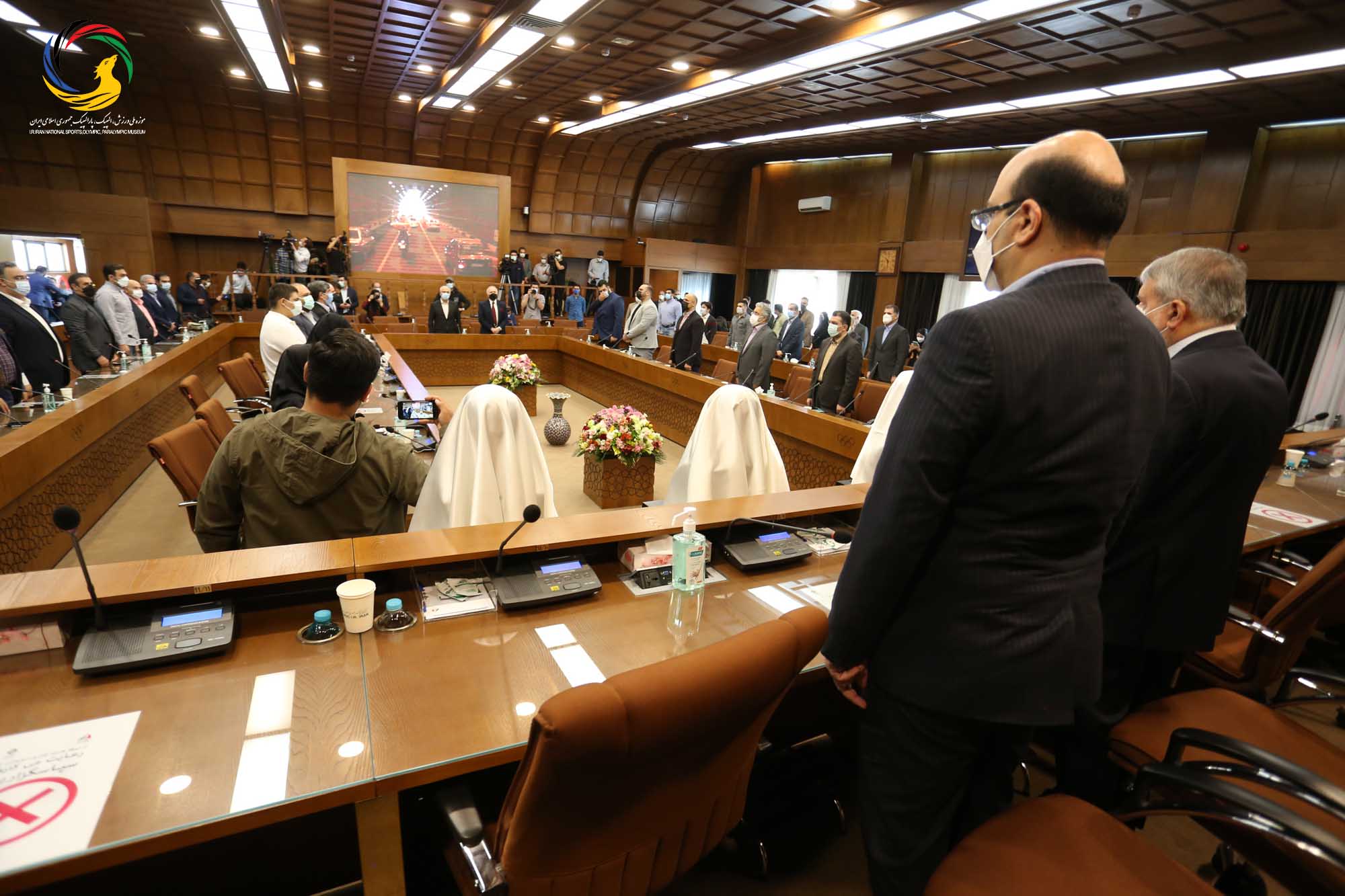 مراسم رونمایی از سردیس پنج تن از قهرمانان ورزش کشور