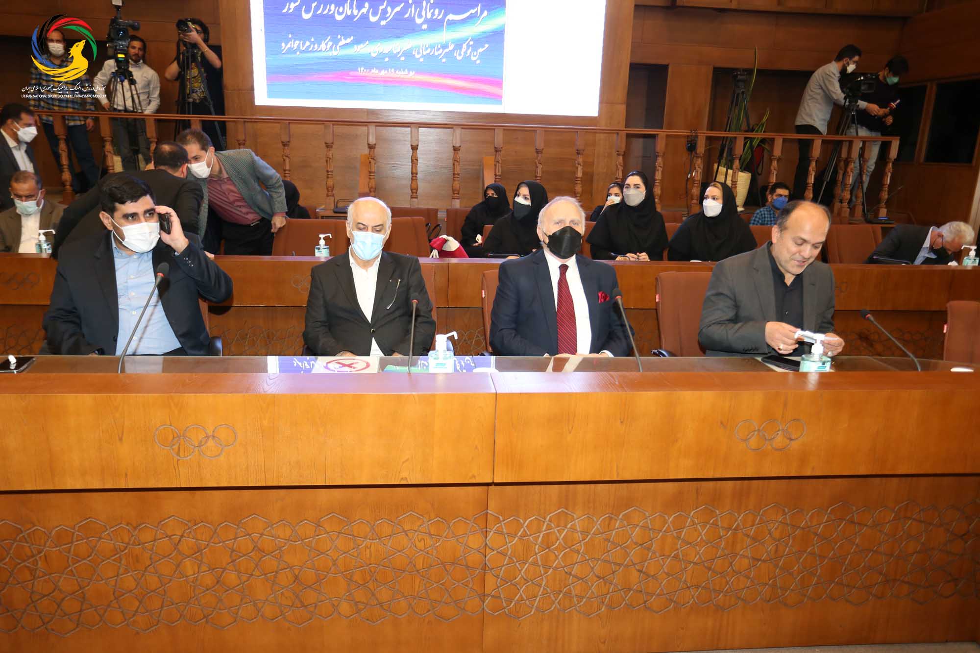 مراسم رونمایی از سردیس پنج تن از قهرمانان ورزش کشور