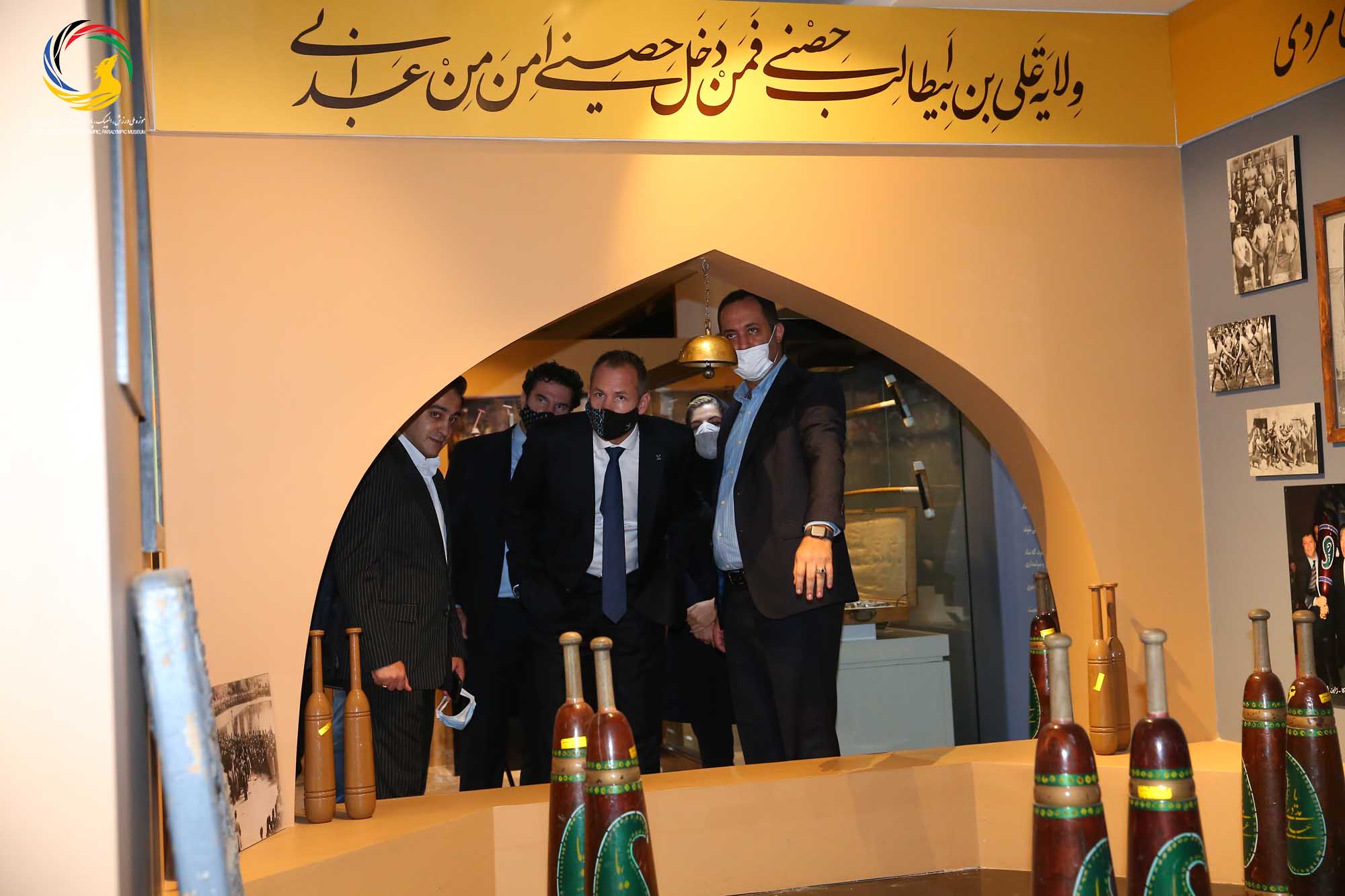 بازدید رئیس کمیته ملی المپیک مجارستان با هیئت همراه از موزه ملی ورزش، المپیک، پارالمپیک