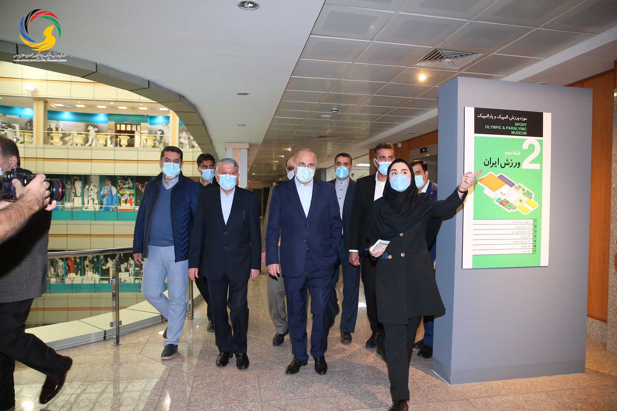 بازدید دکتر محمدباقر قالیباف از موزه ملی ورزش، المپیک، پارالمپیک