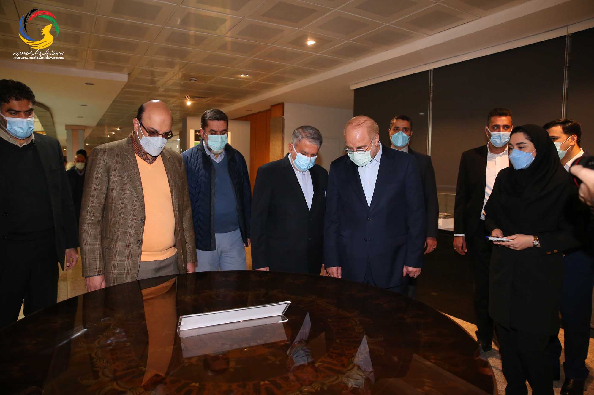 بازدید دکتر محمدباقر قالیباف از موزه ملی ورزش، المپیک، پارالمپیک