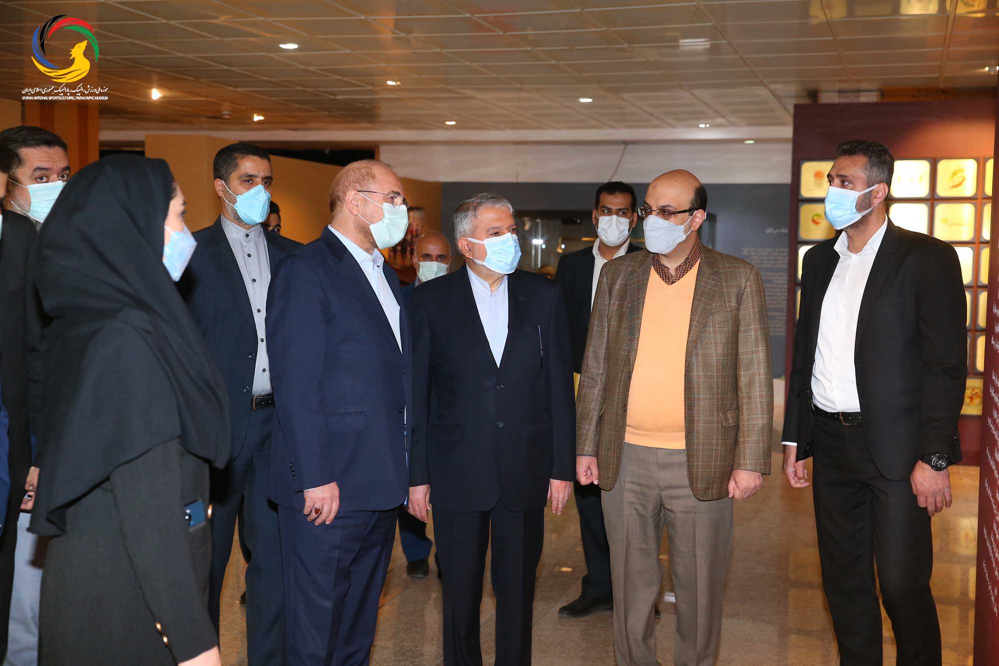 بازدید دکتر محمدباقر قالیباف از موزه ملی ورزش، المپیک، پارالمپیک